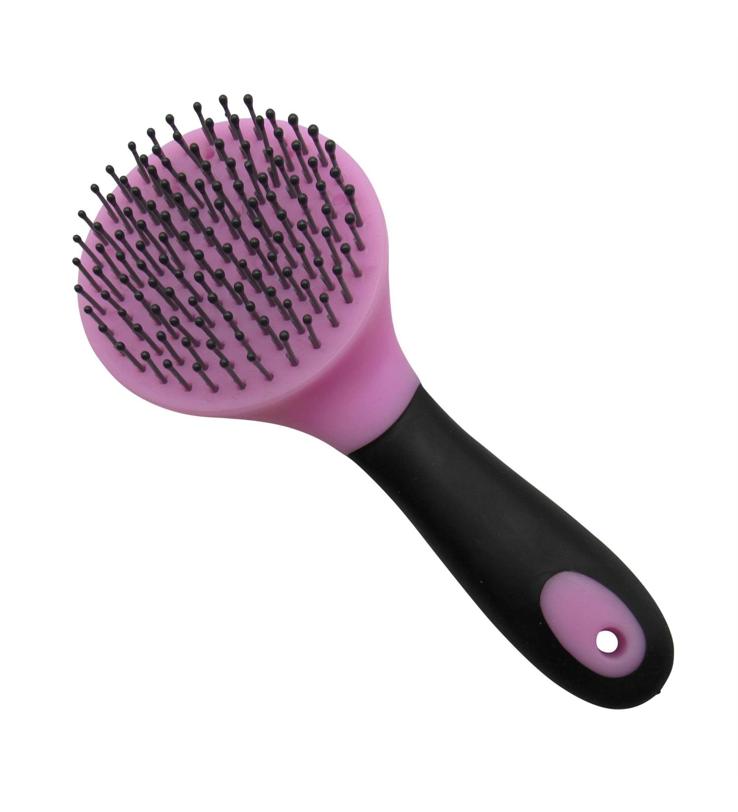 Secure Fix Direct Horse Mane and Tail Detangling Brush Pink (Pony Grooming Equine Equestrian) - Buy Online on GoSupps.com