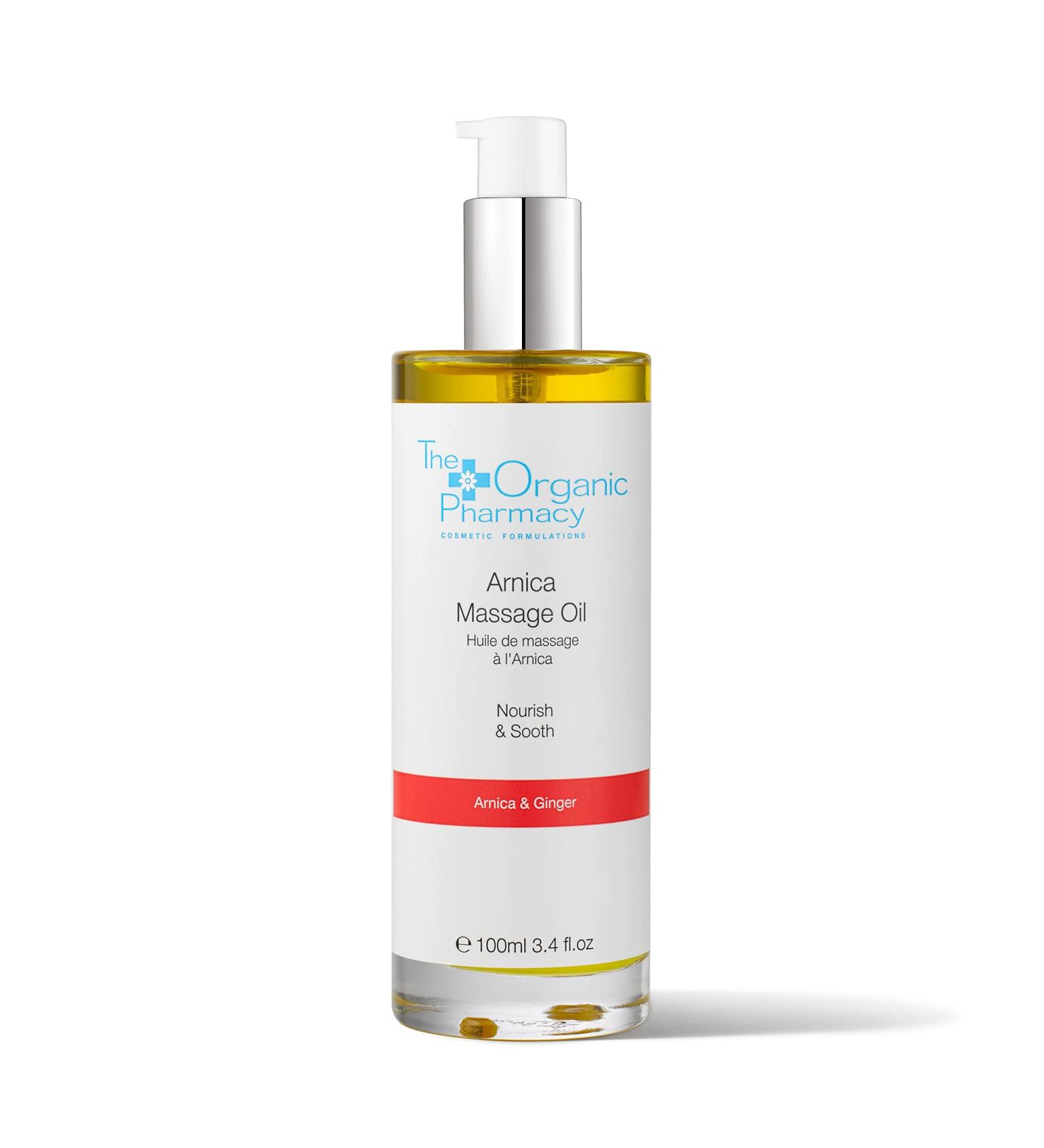 Buy The Organic Pharmacy Arnica Massage Oil 100ml - Fast International Shipping - Natural Pain Relief & Relaxation - Buy Online on GoSupps.com
