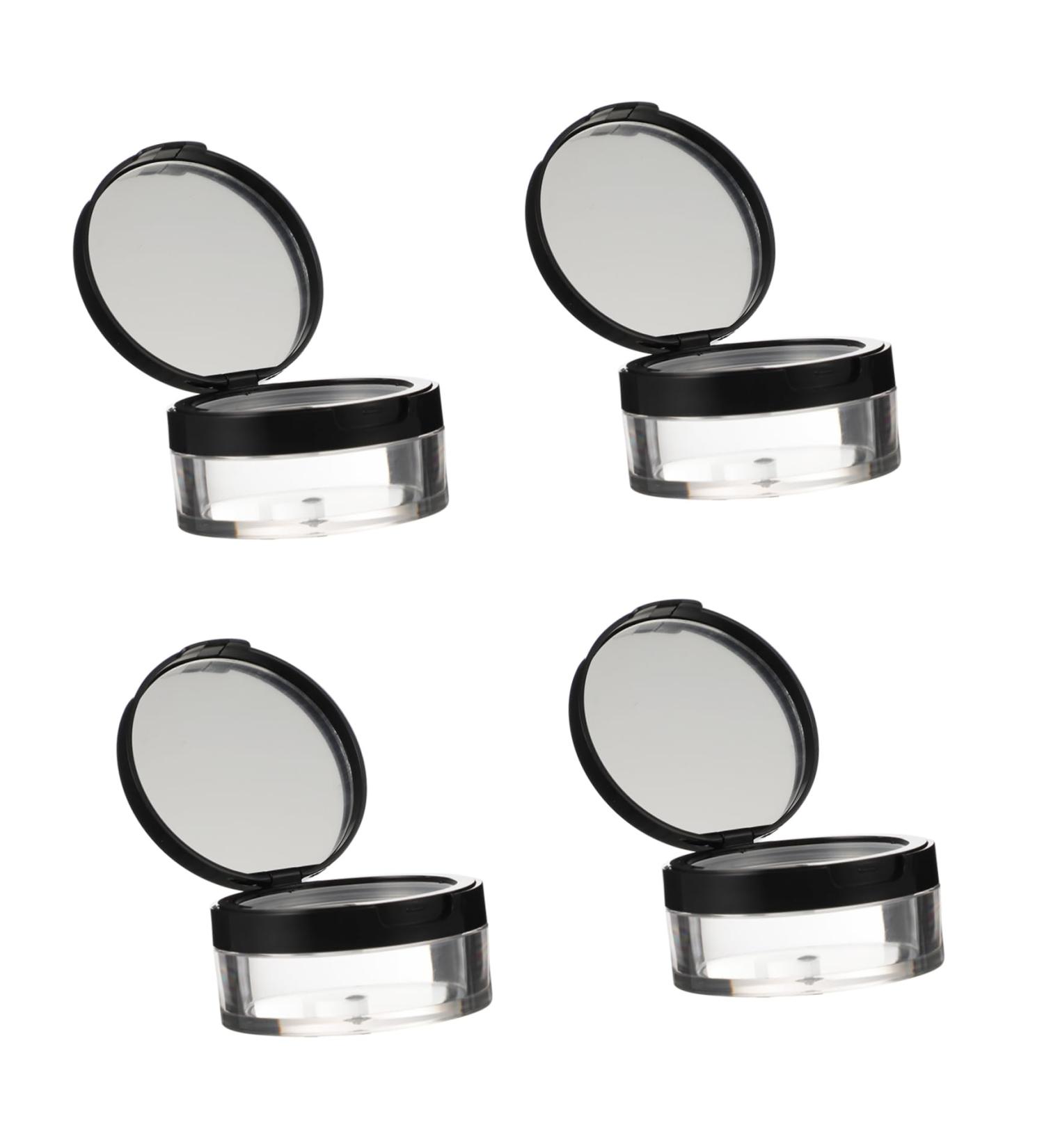 Didiseaon 4pcs Loose Powder Box with Mirror Makeup Powder Case Loose Powder Case Refill Packing Box Clamshell - Buy Online on GoSupps.com