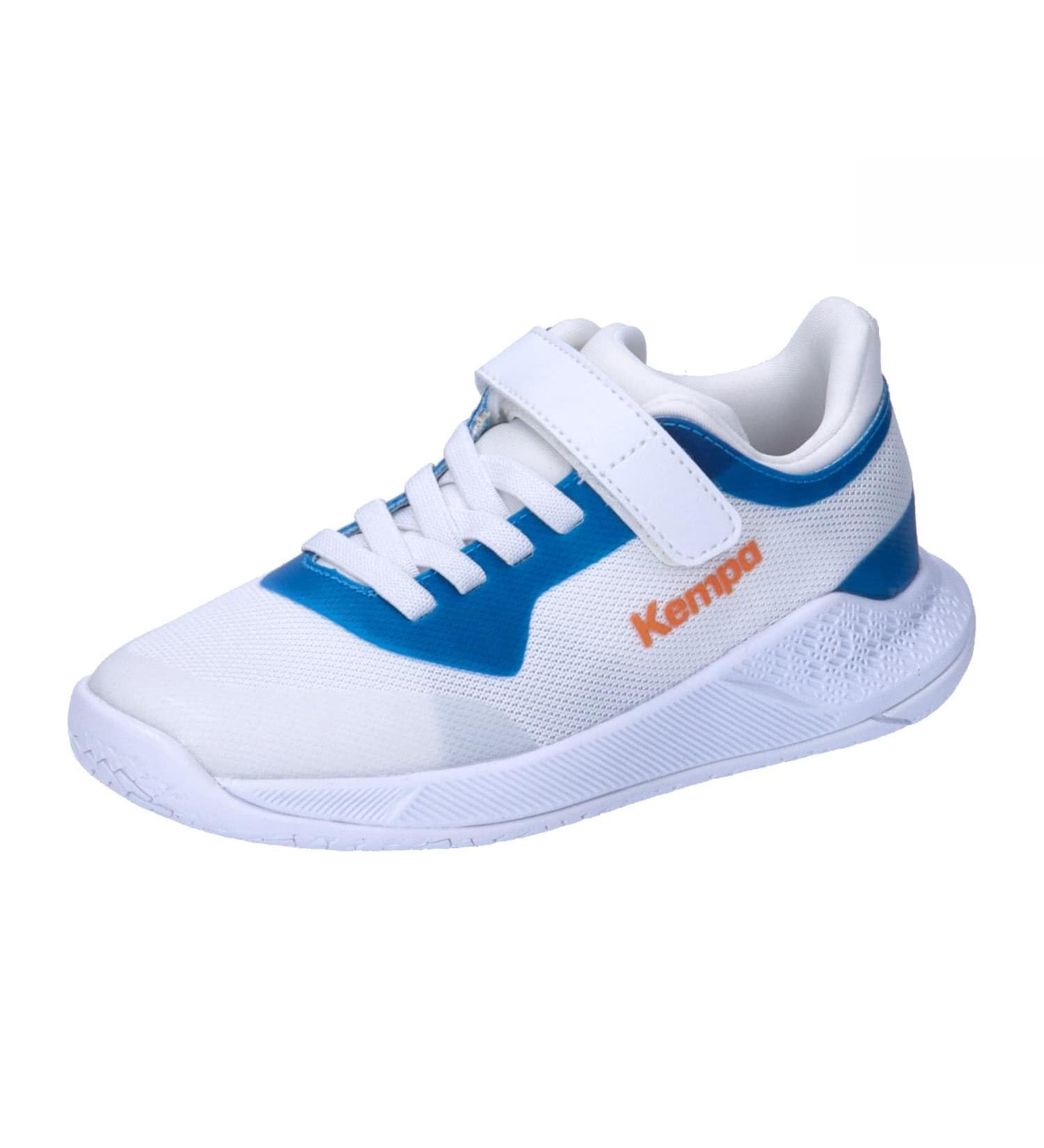 Kempa Unisex Children's Kourtfly Sports Shoes | Kids' Sneakers 33 EU White Blue - Shop Now! - Buy Online on GoSupps.com