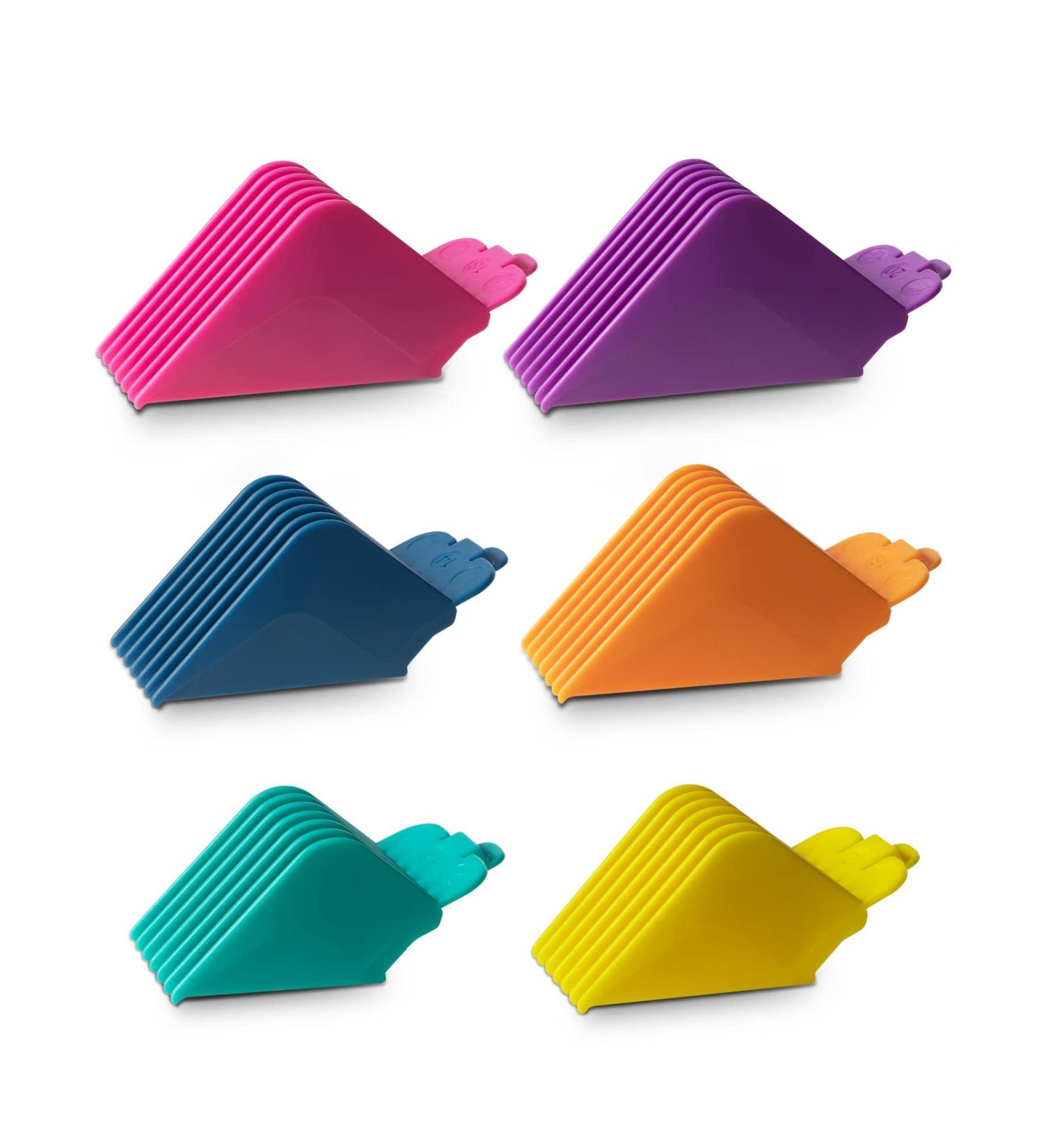 6 Professional Extra Long Hair Clipper Guards Cutting Guides Fits for Most Wahl Clippers  Color Coded Clipper Guards Replacement - 1.25"  1.5"  1.75"  2"  2.25" & 2.5" (#10  12  14  16  18  20) 6Pcs Guards - Buy Online on GoSupps.com