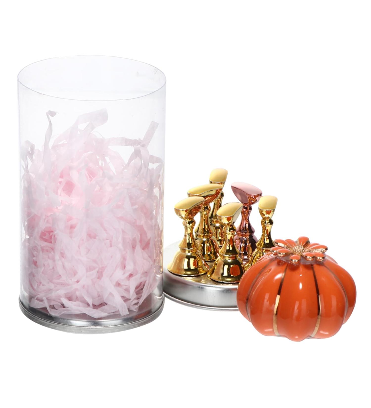 Beavorty 1 Set nail holder nail base stand nail practice base manicure practice bracket nail art nail tip practice holder pedicure stand nail tip stand pumpkin magnet Metal Japanese - Buy Online on GoSupps.com