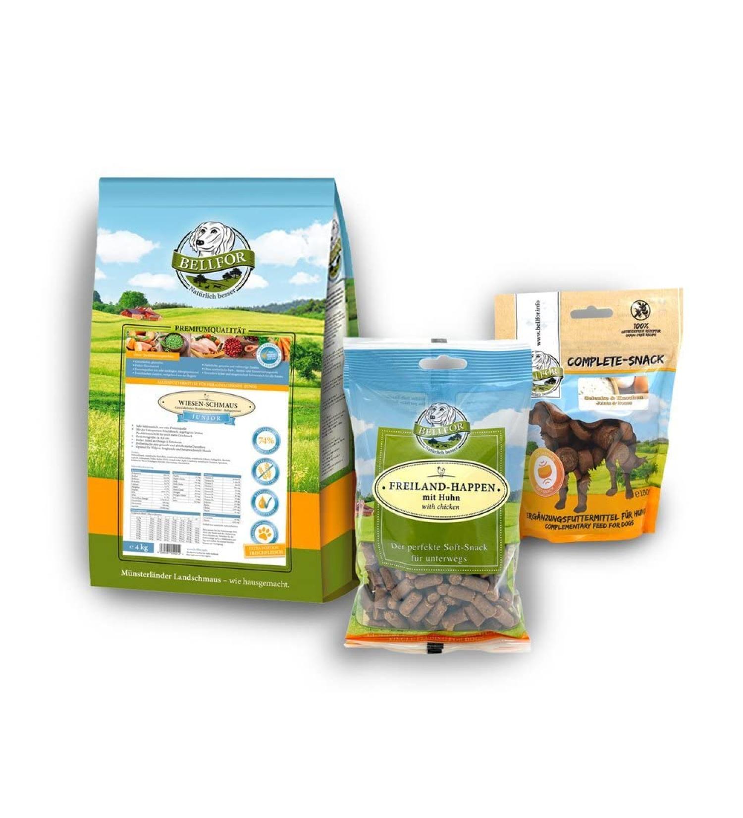 Bellfor Puppy Food Set for Large Breeds 4.3 kg with Chicken Flavour - Buy Online on GoSupps.com