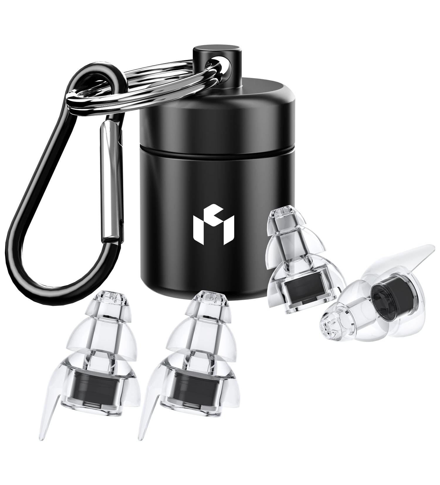 High Fidelity Concert Ear Plugs - 2 Pairs of Reusable Noise Reduction Hearing Protection - Buy Online on GoSupps.com