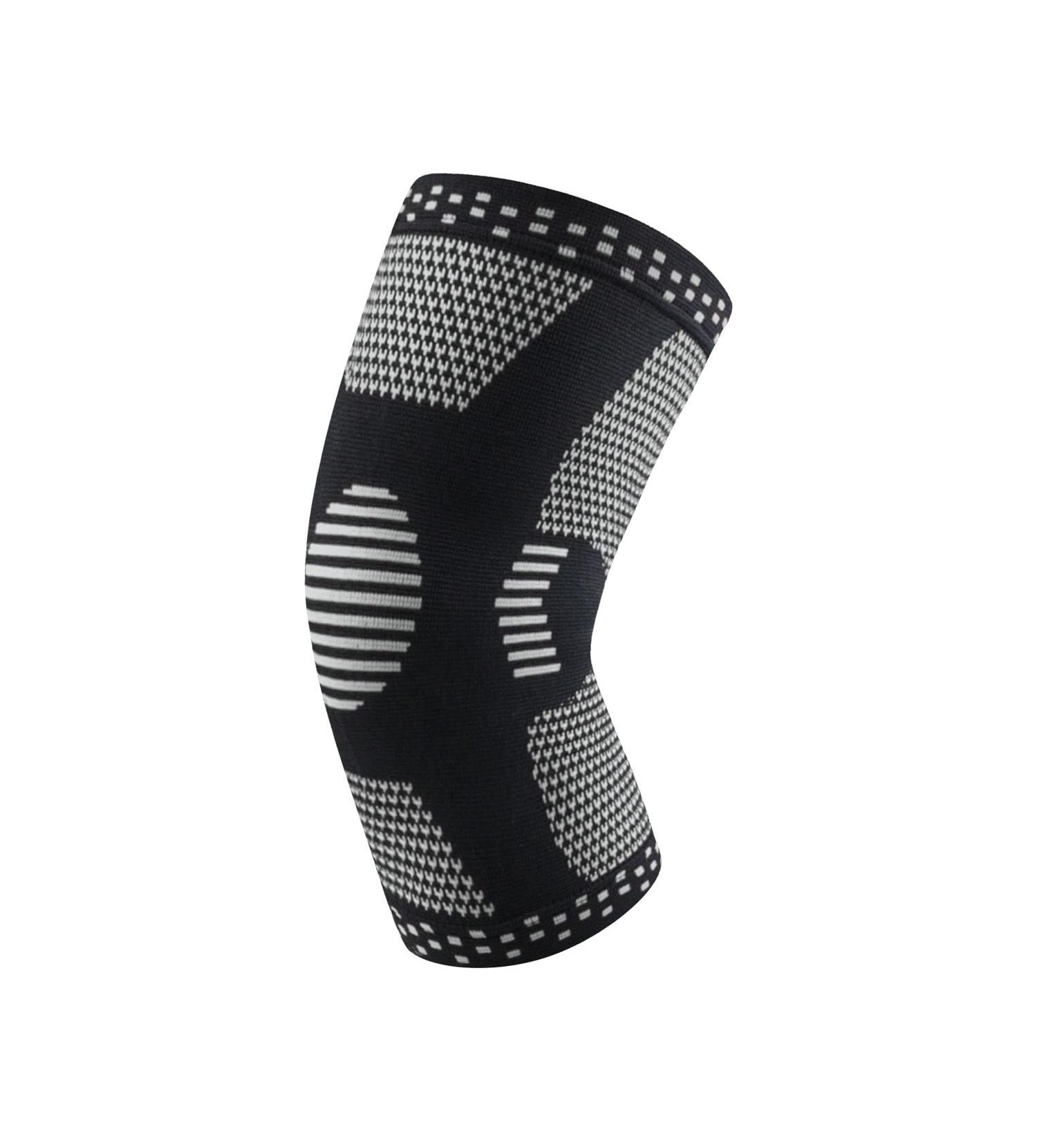Knee Braces Support (Black-XXL) | Pain Relief for Sports Arthritis ACL & Joint Pain - International Shipping Available - Buy Online on GoSupps.com