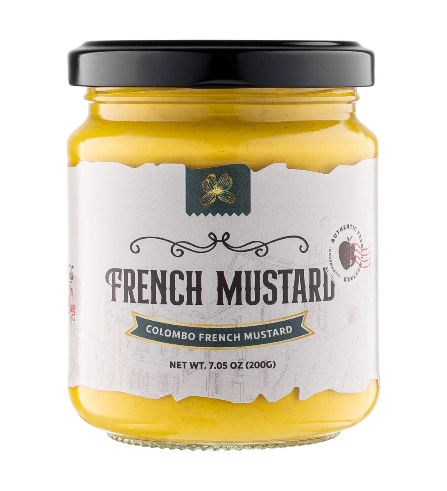 Gourmanity 7.05oz Colombo Mustard - French Gourmet Artisan Mustard (200g) - Buy Online on GoSupps.com