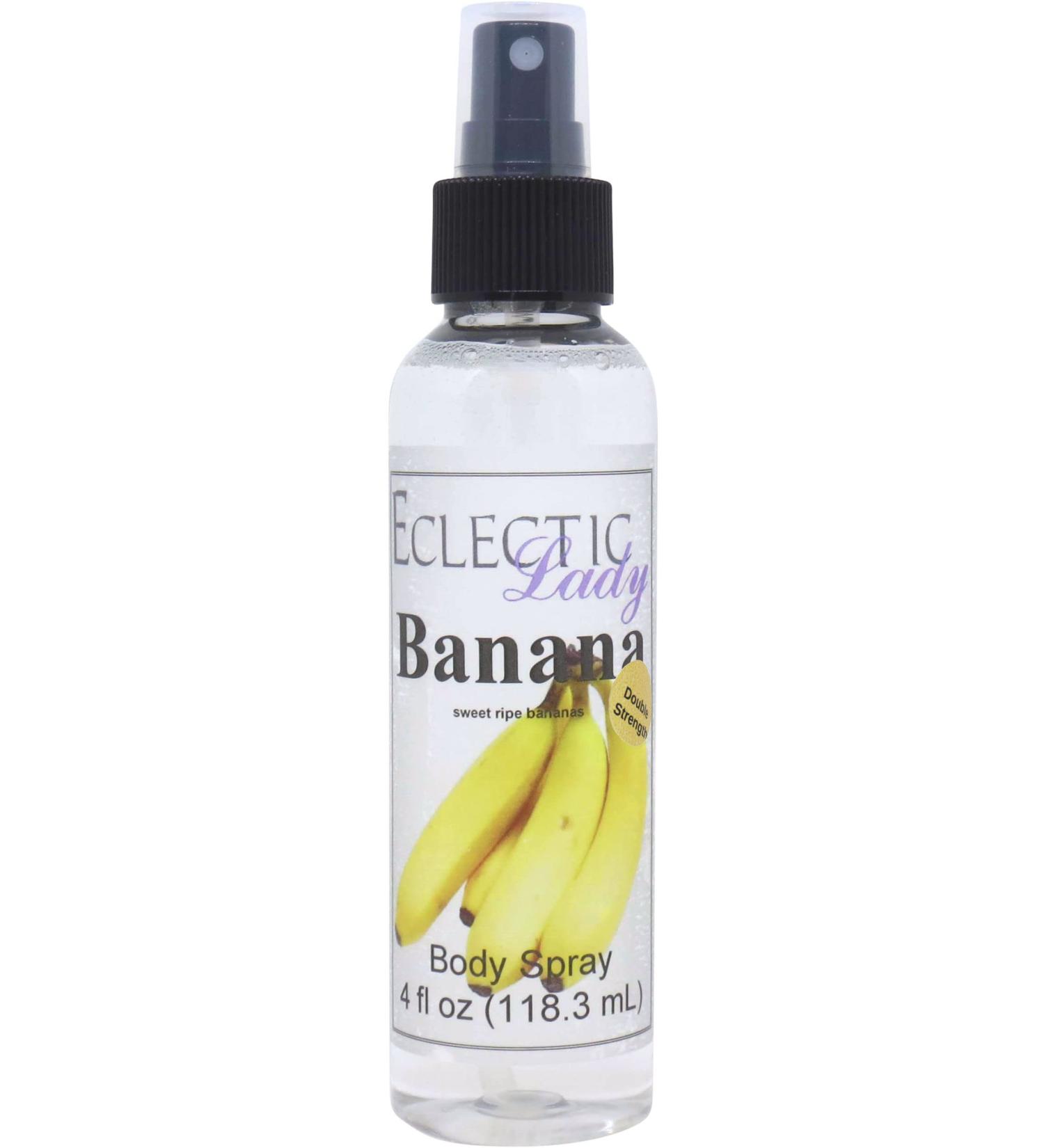 Banana Body Spray (Double Strength) 4 ounces Body Mist for Women with Clean Light & Gentle Fragrance Long Lasting Perfume with Comforting Scent for Men & Women Cologne with Soft Subtle Aroma For Double Strength 4 Fl Oz (Pack of 1) - Buy Online on GoSupps.com