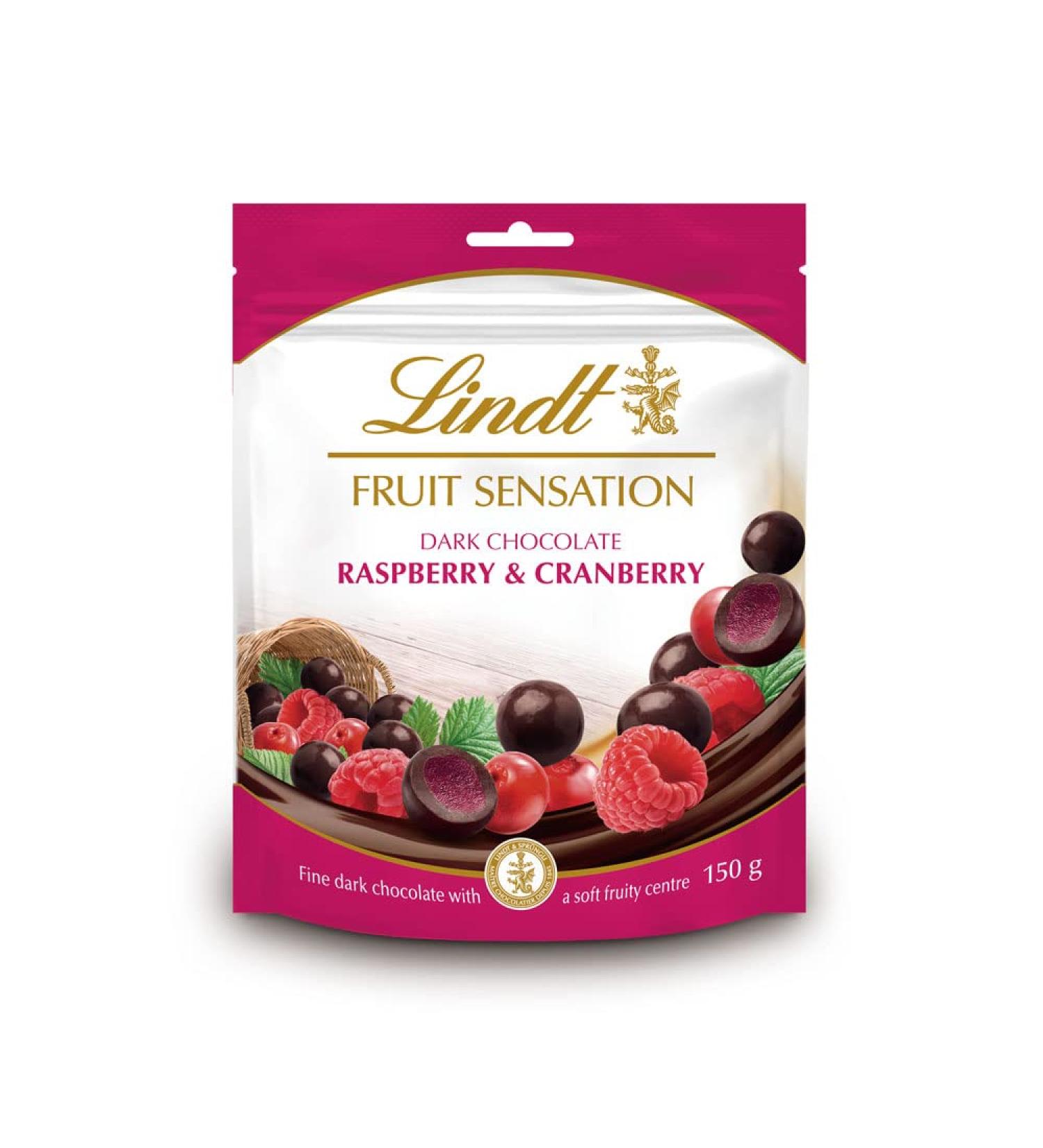 Fruit Sensation with dark chocolate raspberry and Ar ndano Rouge Lindt - Buy Online on GoSupps.com