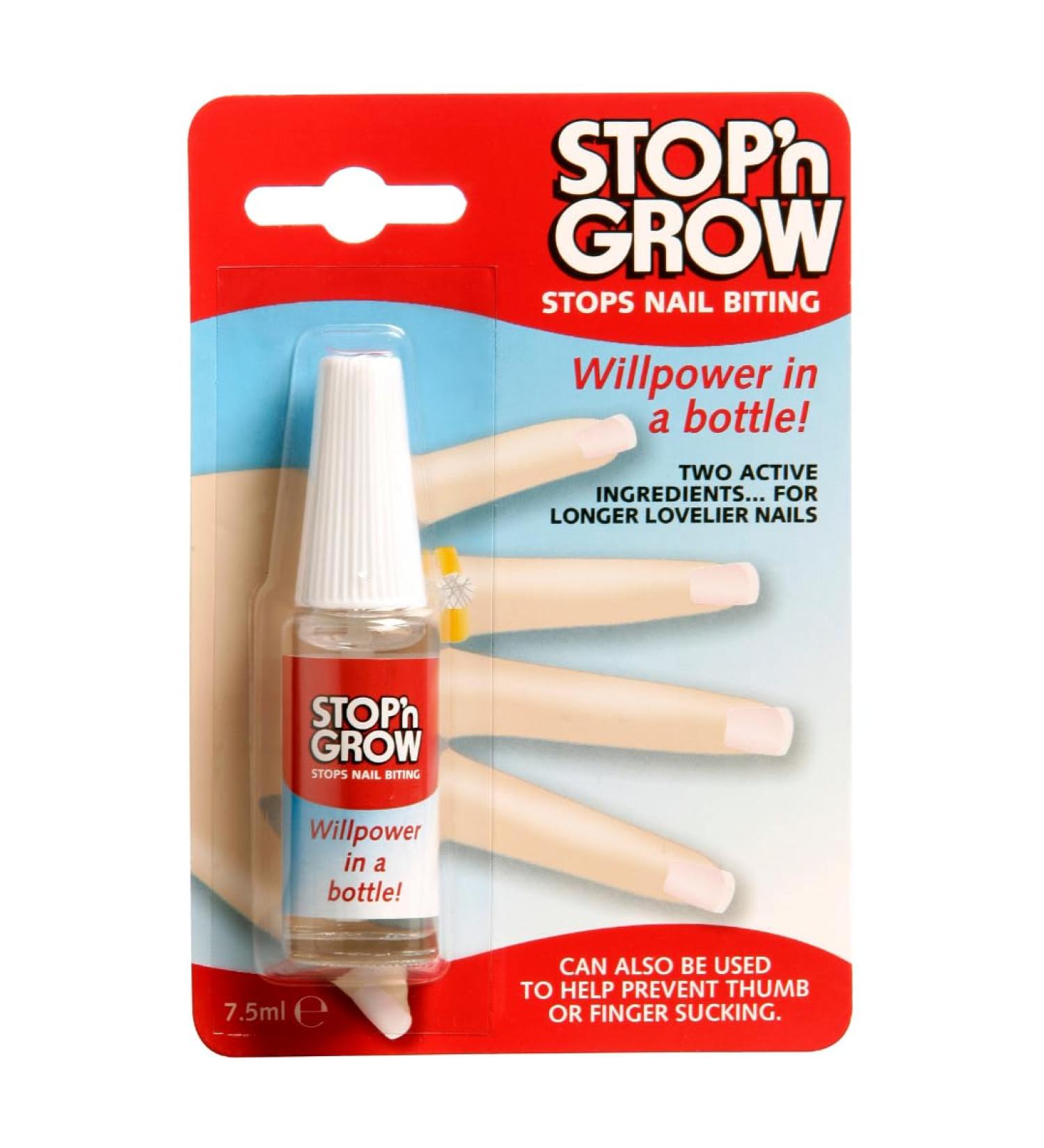 Stop n Grow Nail Biting Deterrent 7.5ml - Pack of 1 - Buy Online on GoSupps.com