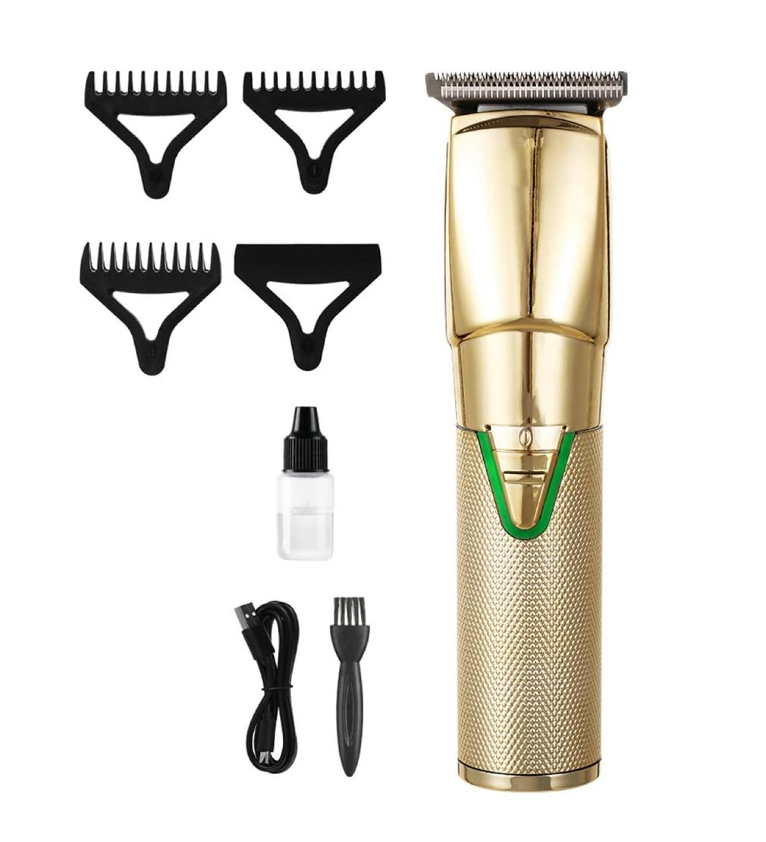 Metal Hair Clippers - Electric Gold Hair Clipper for Home & Salon | Rechargeable Durable & High-Performance - Buy Online on GoSupps.com