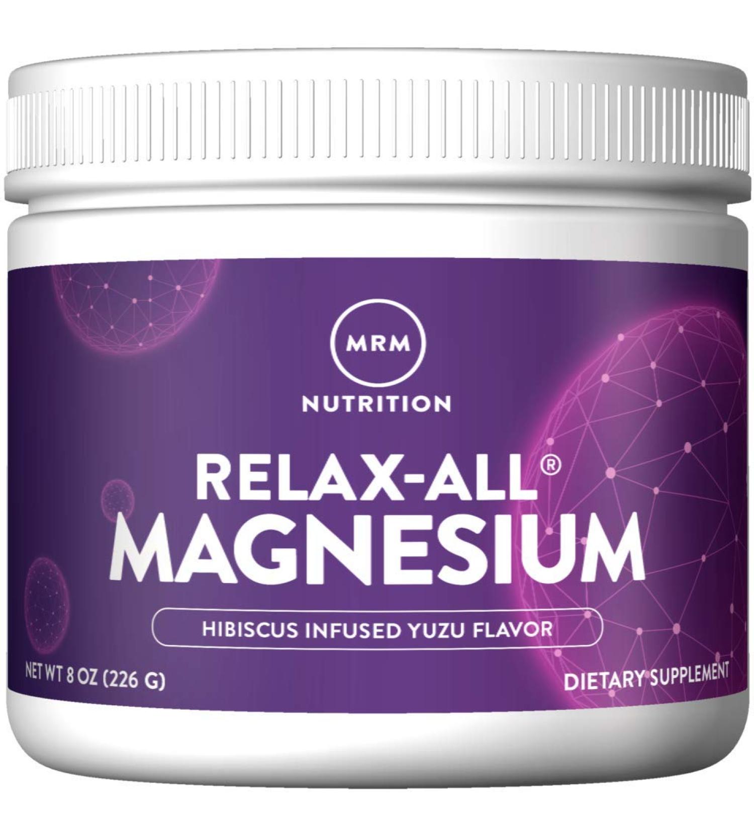 MRM Relax-All Magnesium Unflavored 8 oz - Natural Muscle Relaxation & Stress Relief - Buy Online on GoSupps.com