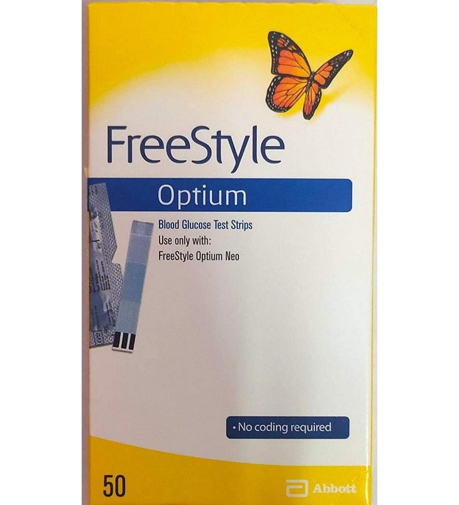 Freestyle Optium Neo Test Strips 100 + Soft Twist 100 Lancets 32G - Pack of 200 - Buy Online on GoSupps.com