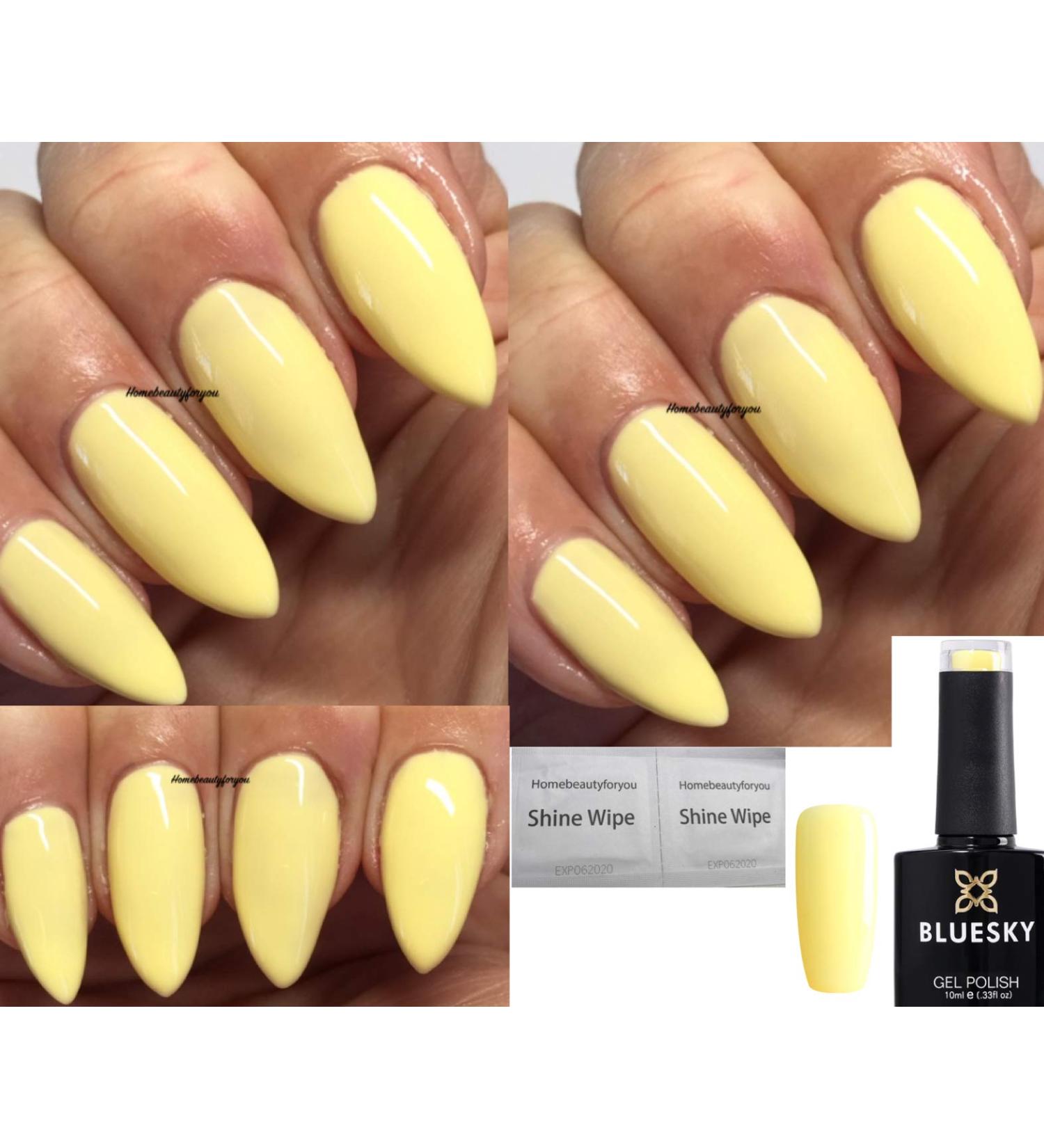 Bluesky Gel Nail Polish YELLOW LEMON Spring Summer Color Primrose Yellow CS12 Nail UV LED Soak Off 10ml - Buy Online on GoSupps.com