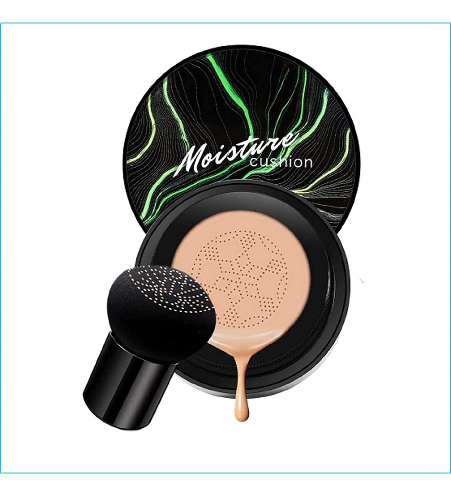 Mushroom Head Air Cushion CC Cream Gives You A Flawless Non-cakey Makeup and Concealing Experience Easy to Apply Thin Moist Lasting (Natural) - Buy Online on GoSupps.com