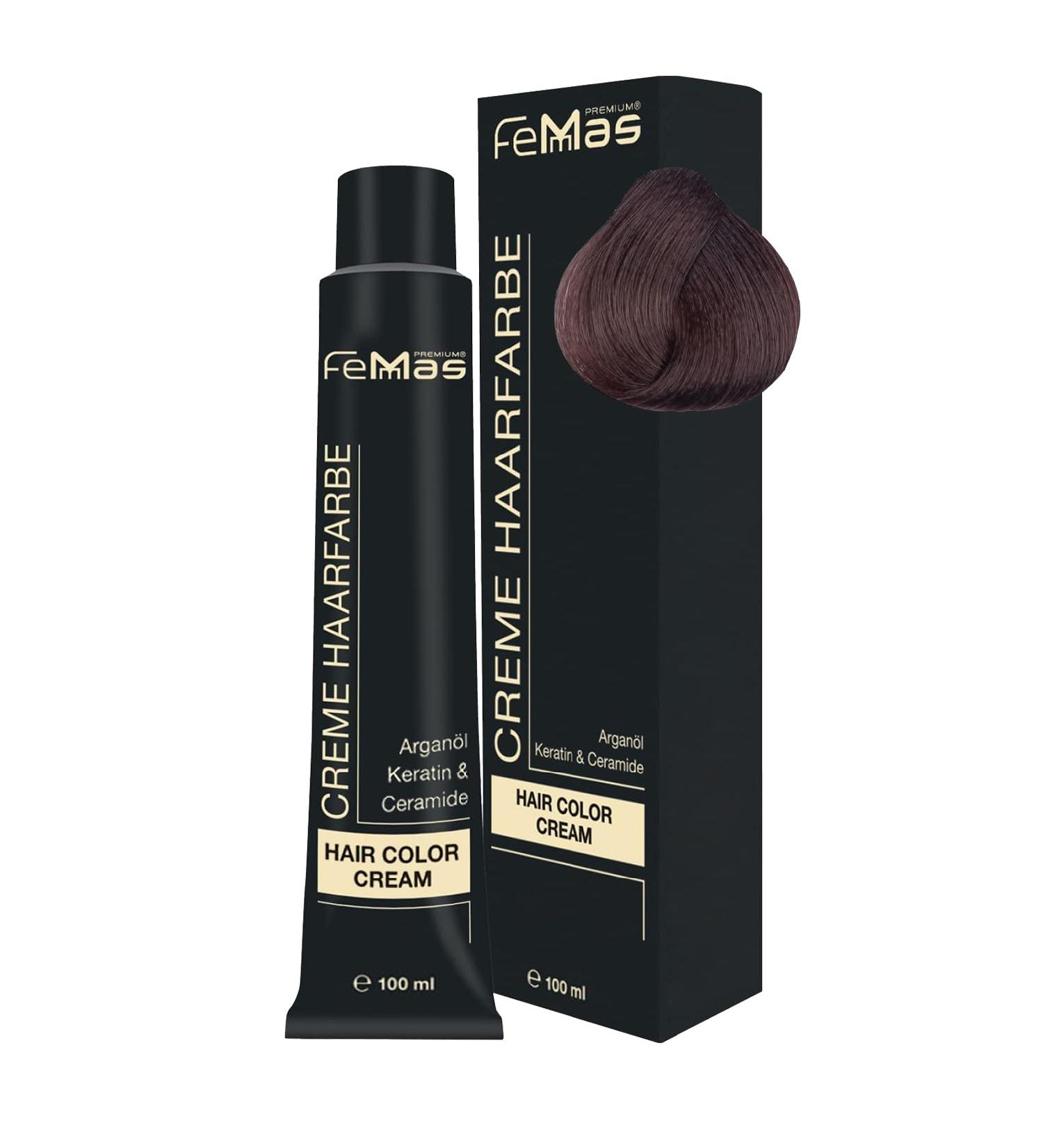 Femmas Dark Blonde Chocolate Hair Color 6.99 - Professional Cream with Argan Oil Keratin & Ceramides | Permanent Tinting for Radiant Results - 100ml - Buy Online on GoSupps.com