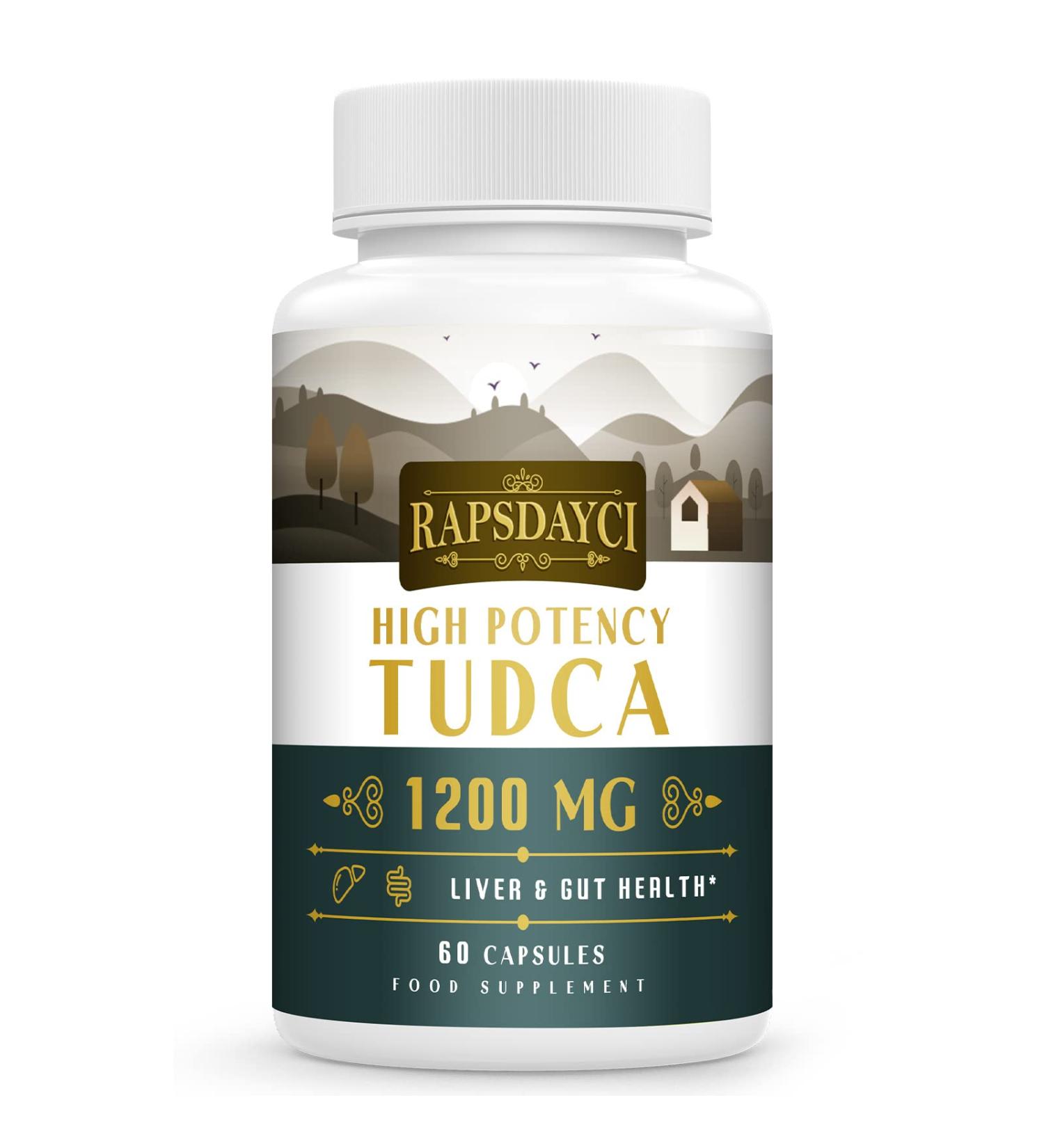Ultra Strength TUDCA Liver Support Supplement - 1200mg (60 Capsules) - Bile Production & Digestion Boost - Buy Online on GoSupps.com