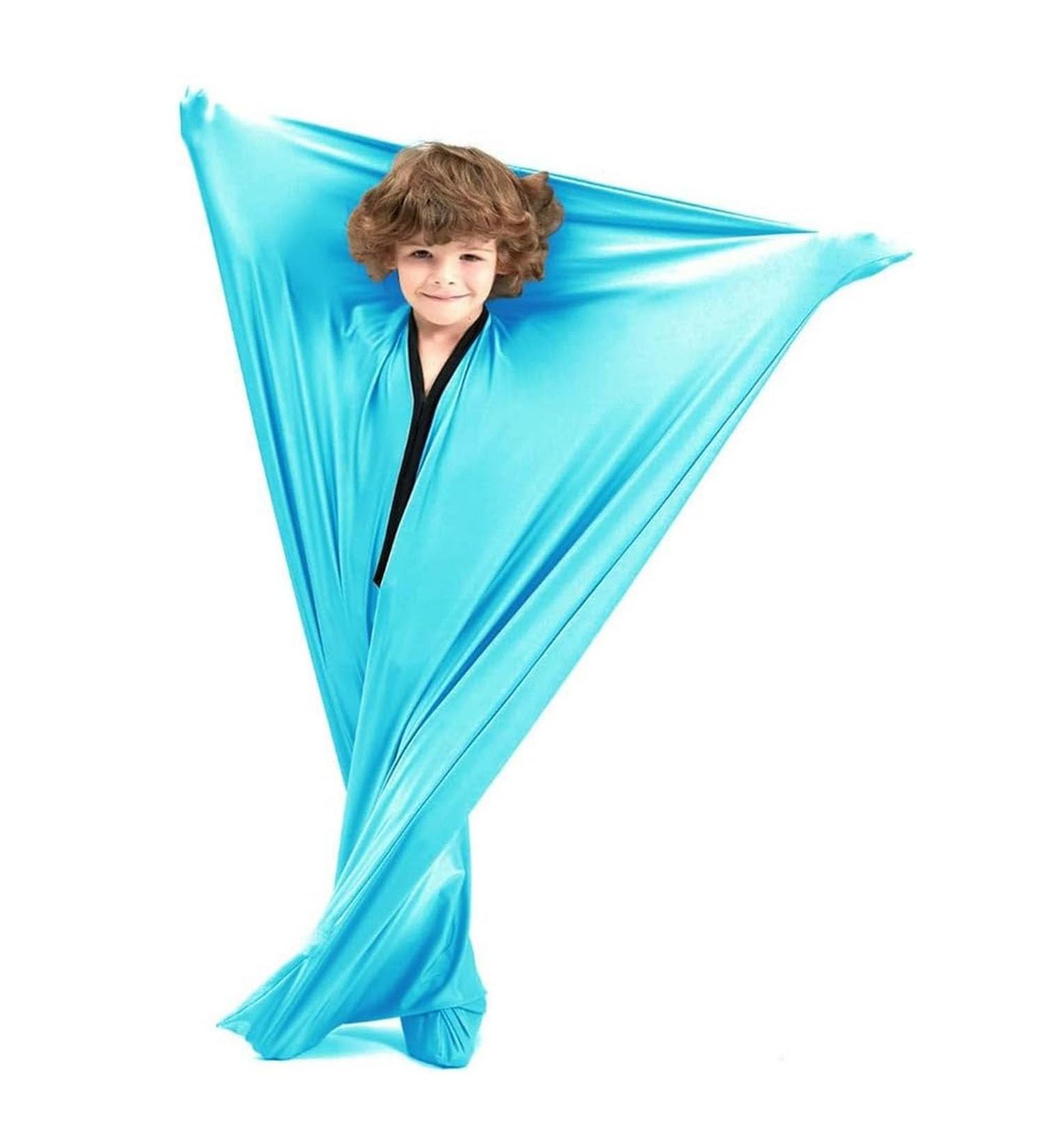KYOFIS Sensory Sock Sensory Stretchable Socks Full-body Wrap Stretchy Body Sox Compression Sheet Autistic Anxiety Calming Therapy for Kid/adult (Color : Light blue Size : M/Medium) M/Medium Light Blue - Buy Online on GoSupps.com