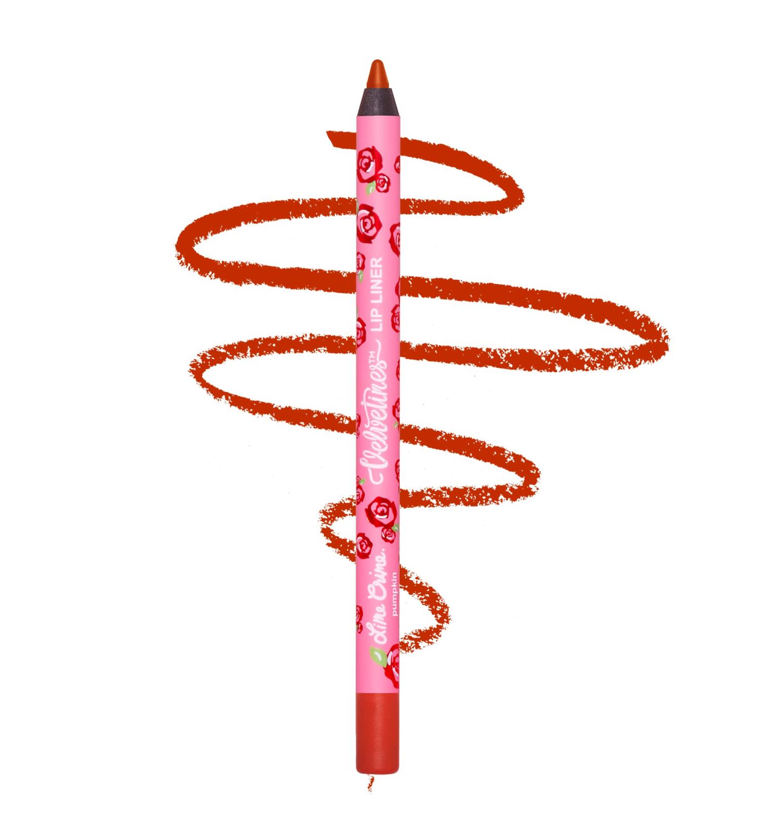 Lime Crime Velvetines Lip Liner Pumpkin - Long-Lasting Matte Lining Pencil (Brick Red) - Vegan & Cruelty-Free - Buy Online on GoSupps.com