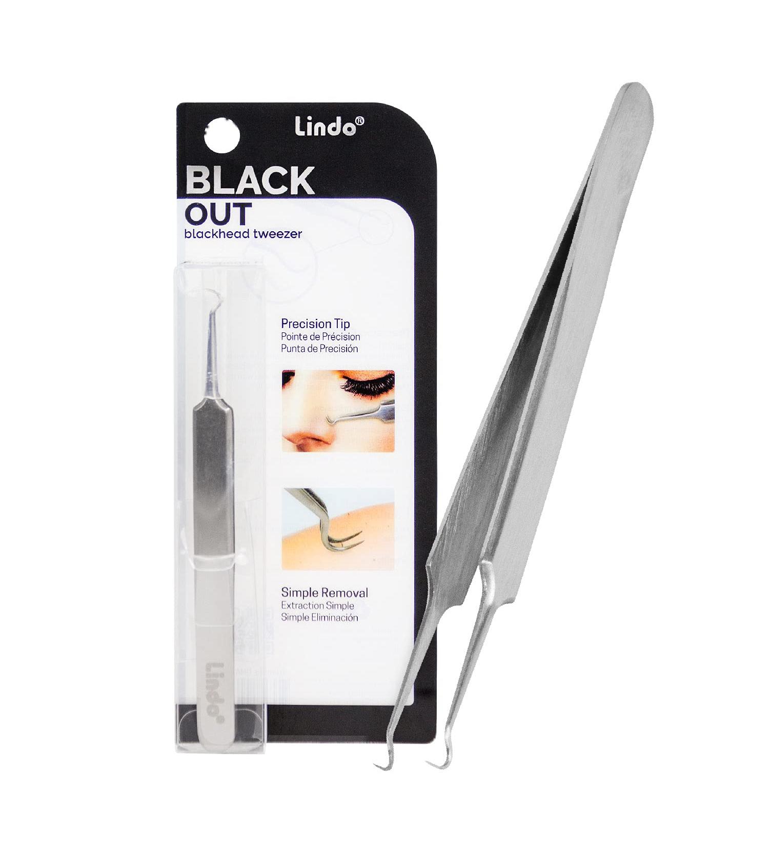 Lindo Black Out Blackhead Tweezer - Effective Blackhead Removal Tool - Buy Online on GoSupps.com
