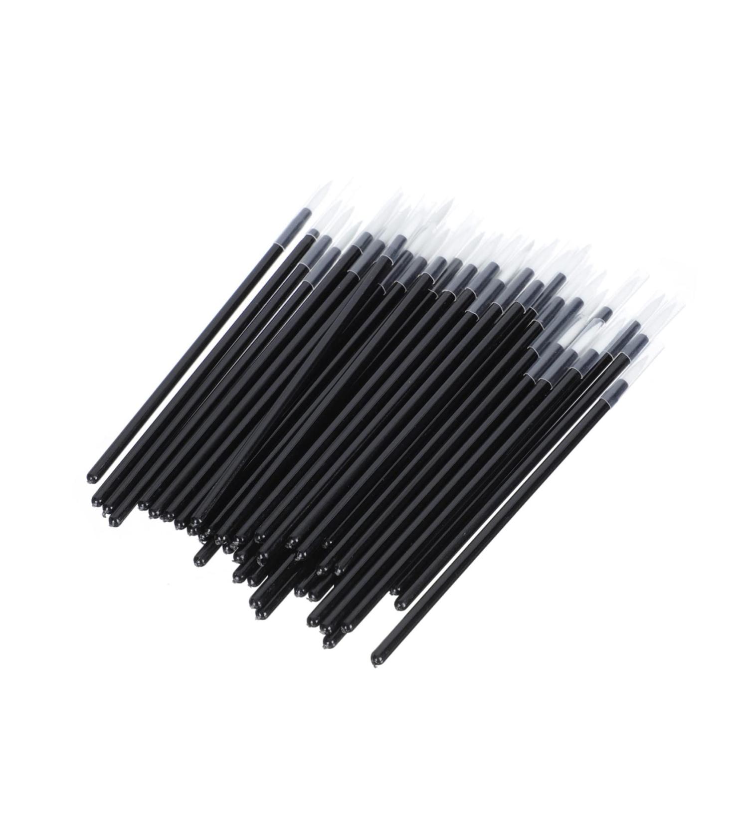 BIUDECO 50pcs Eyeliner Brush Cosmetic Wand Makeup Wand Face Tools Plastic Abs Woman Disposable Applicator - Buy Online on GoSupps.com