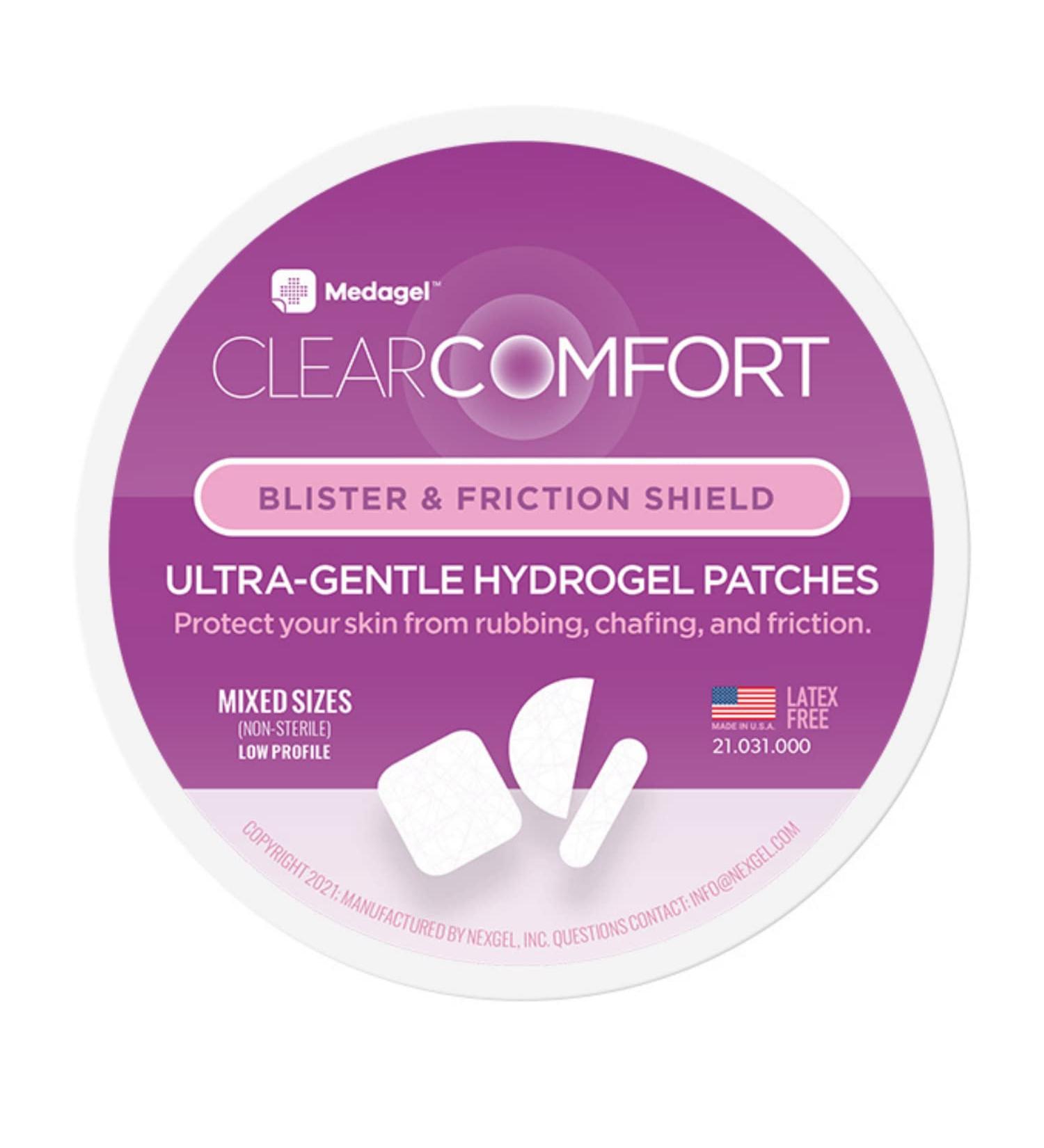 ClearComfort Medagel Blister Prevention Patches | Heel & Foot Protection | Instant Cooling & Soothing Relief | 14 Mixed Size Patches - Buy Online on GoSupps.com
