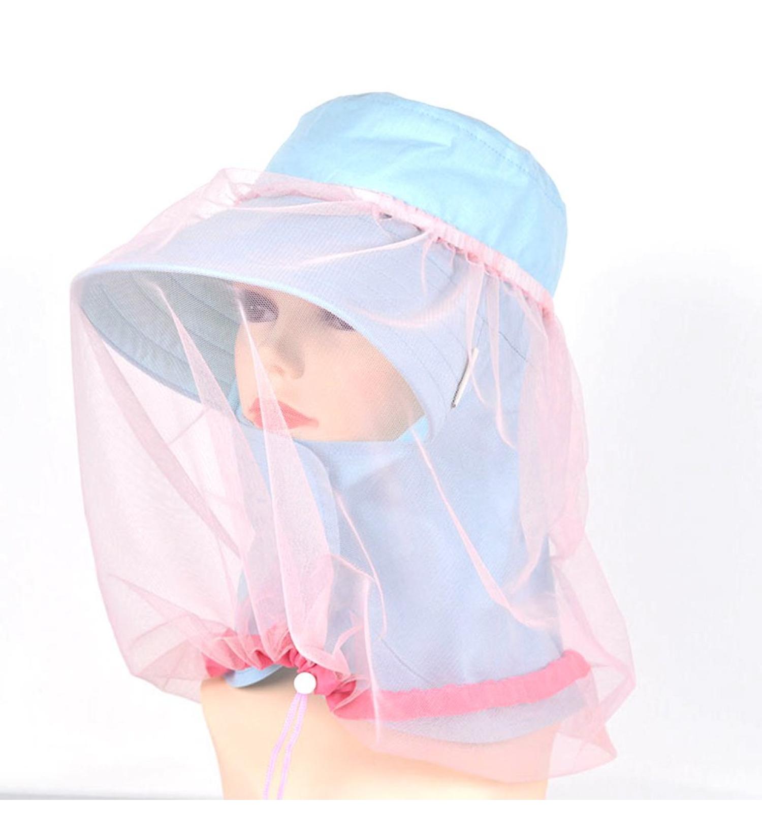 Wandrola Kids Mosquito Head Net - Protection from Insect Bug Bee Gnats, Downy Catkins, Dandelions - Pink - Buy Online on GoSupps.com