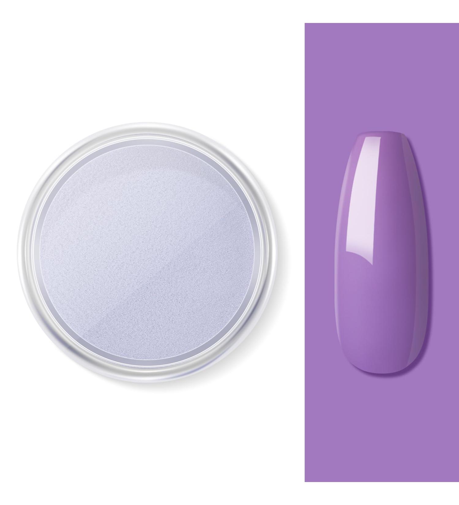 Purple 2G Dipping Powder Nail Starter Dipping Powder System French Powder No Needed Nail Lamp Fast Dry Nail Art Manicure DIY Salon Gift Set for Women Girls DIY Nail Beginner Home Salon Gift YA03-011 - Buy Online on GoSupps.com