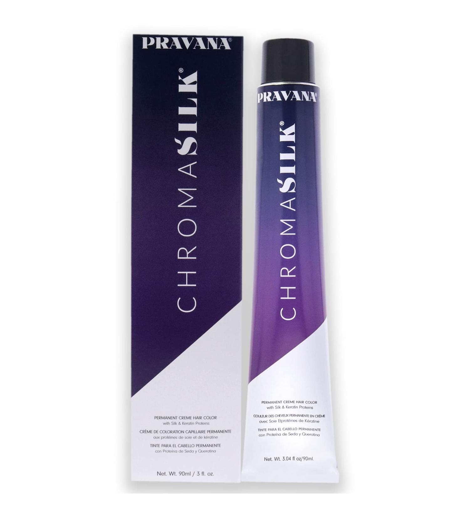 Pravana ChromaSilk Creme Hair Color - 6N Dark Blonde 3.04 Fl Oz (Pack of 1) | Unisex Formula | Long-Lasting Hair Color - Buy Online on GoSupps.com