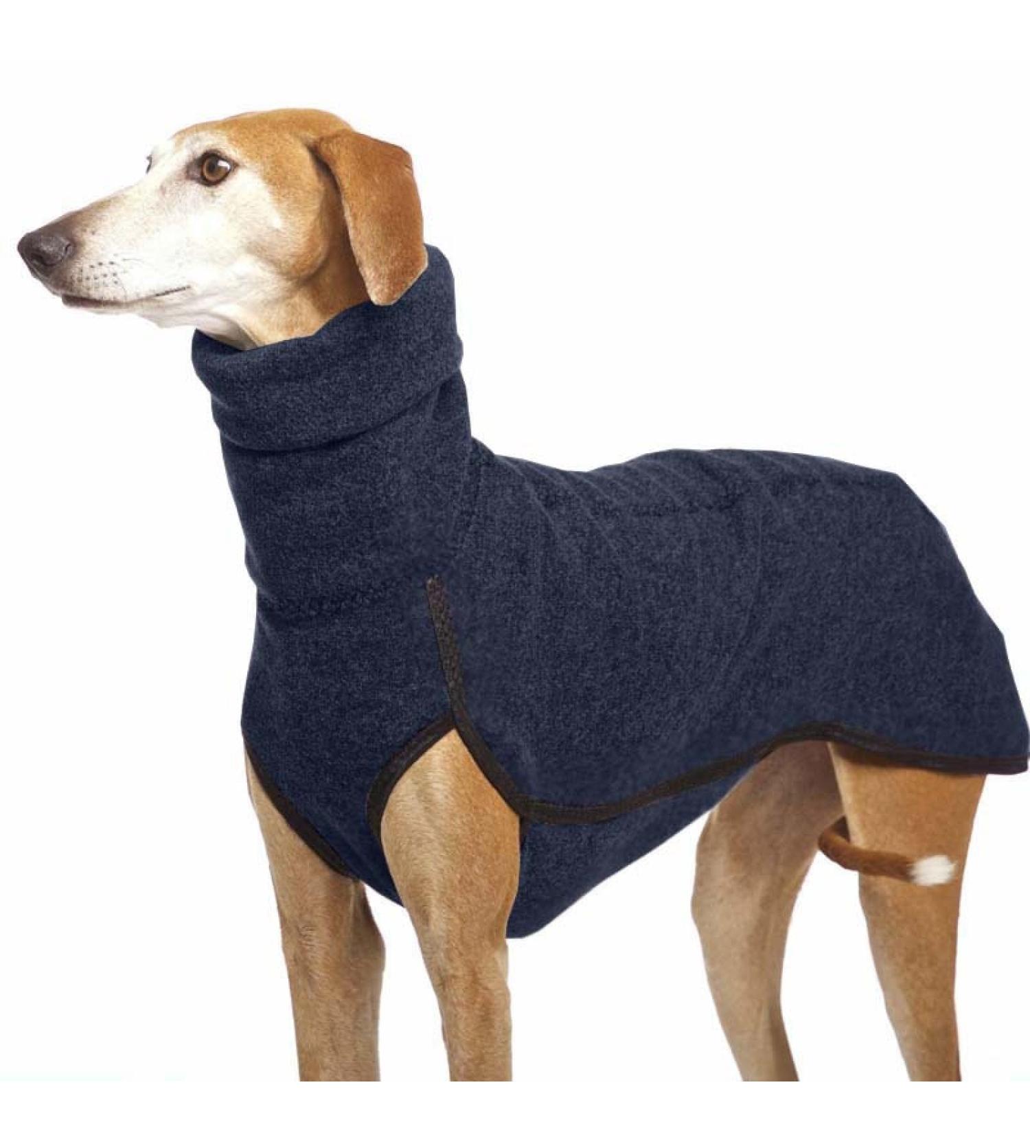 Cozy Autumn & Winter Dog Sweater for Greyhounds Labradors & Shepherds - XL Blue Fleece Vest & Jacket for Pets - Buy Online on GoSupps.com