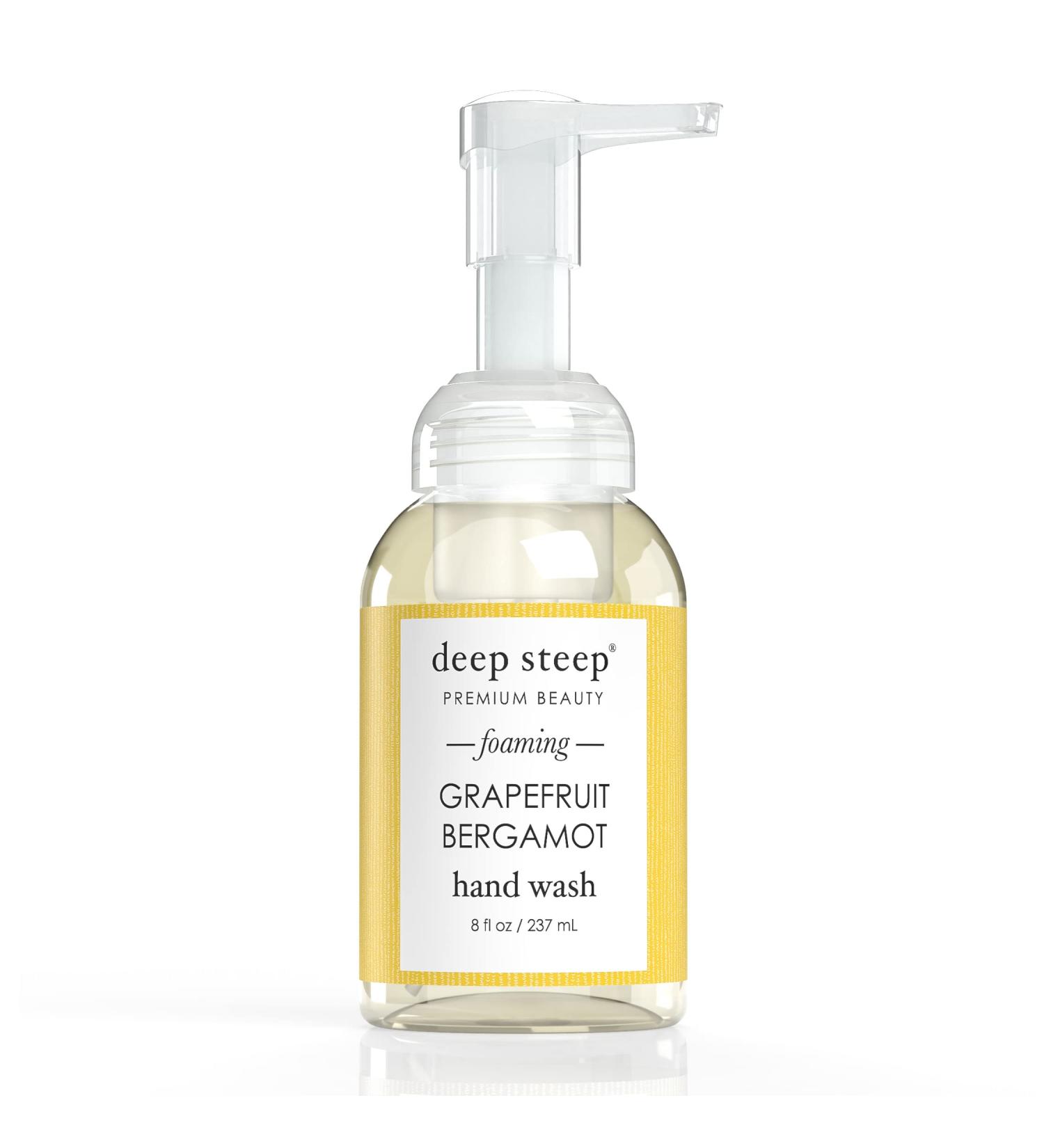 Deep Steep Foaming Hand Wash - 8oz Grapefruit Bergamot | Natural Nourishing & International Shipping Available - Buy Online on GoSupps.com