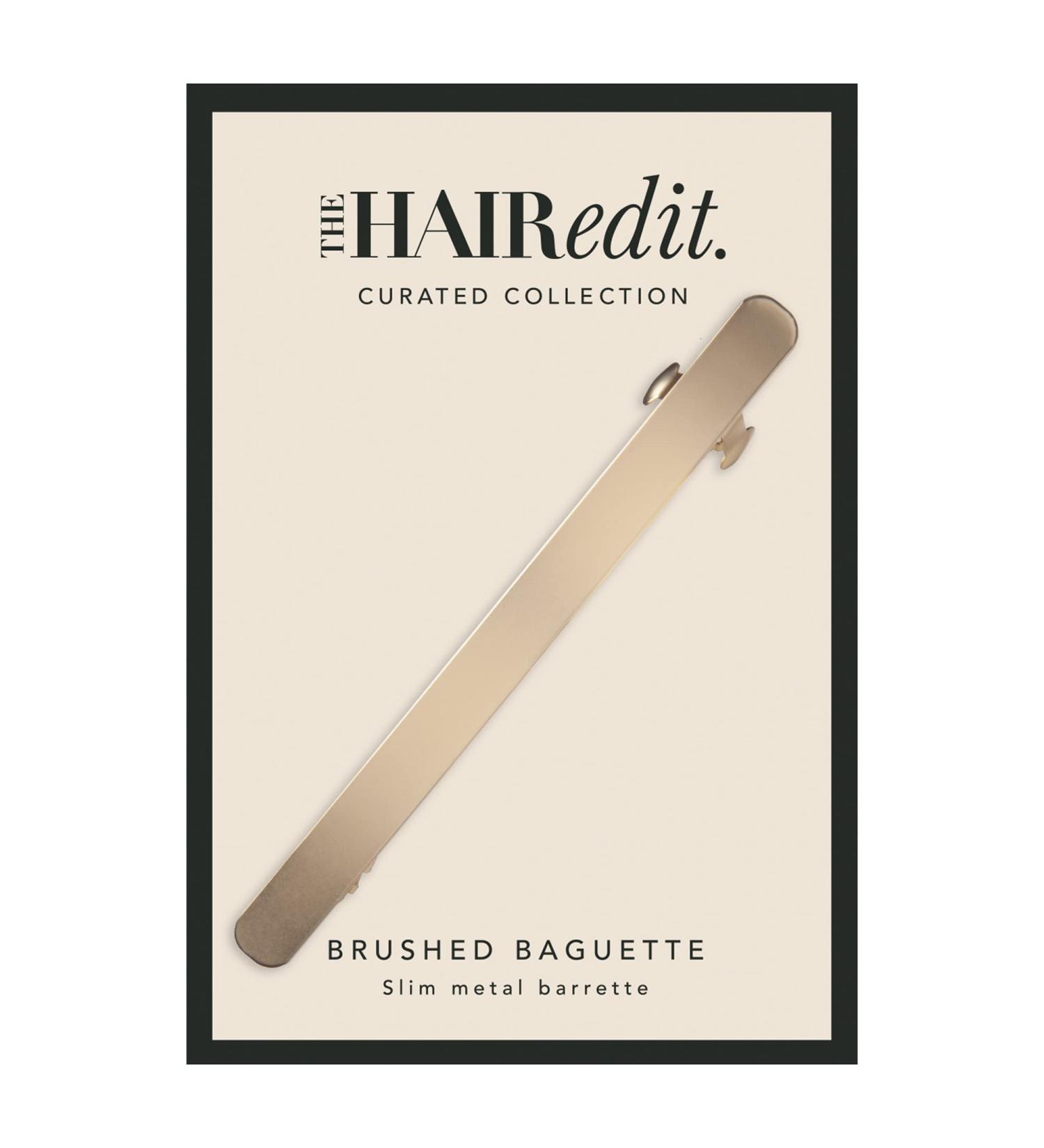 Hair Edit Gold Baguette Barrette - Chic Hair Accessory for Stylish Looks - Buy Online on GoSupps.com