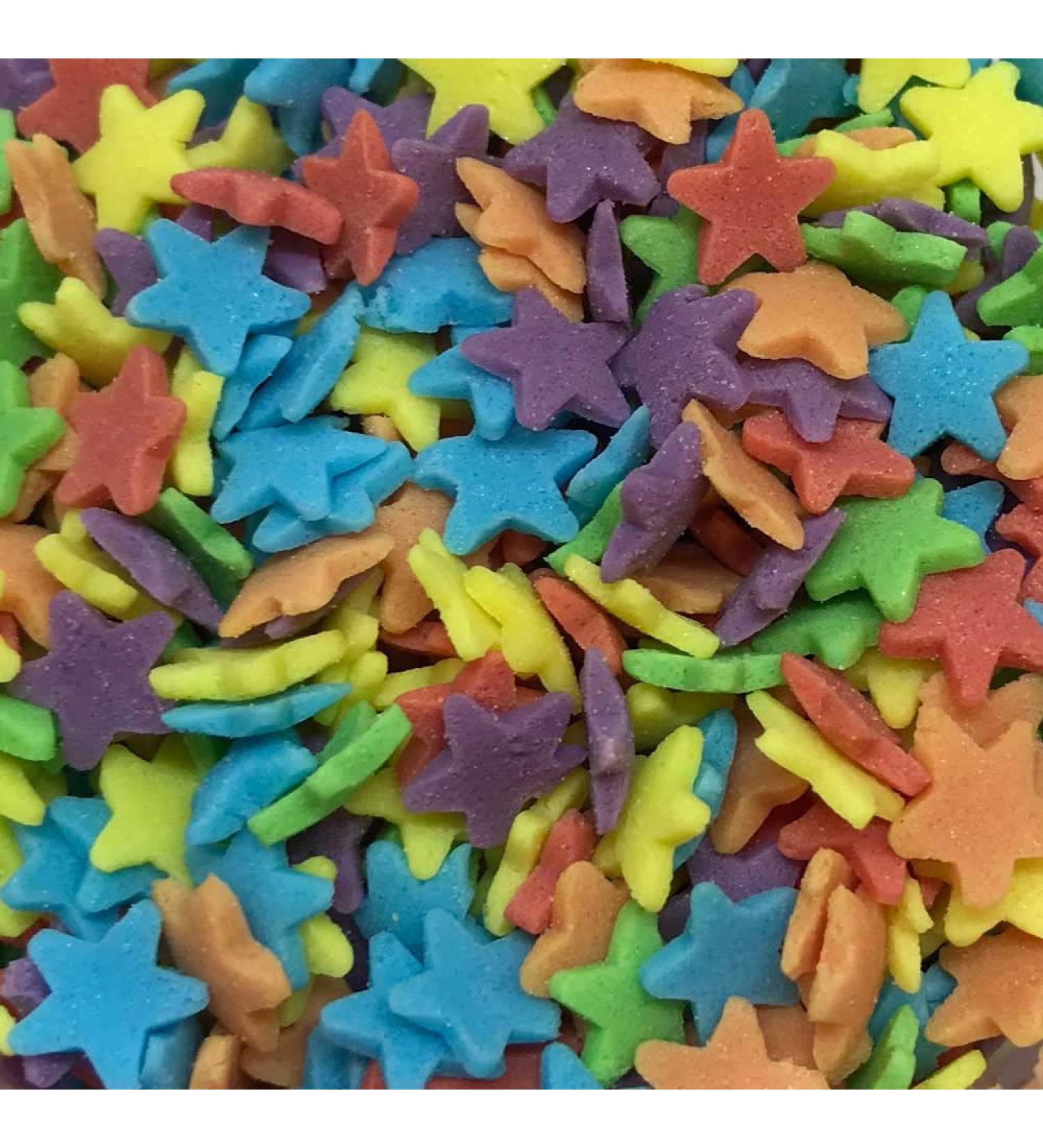 Pride Rainbow Stars Cake Topper Sprinkles - 25g Edible Decorations for Pride Celebrations - Buy Online on GoSupps.com