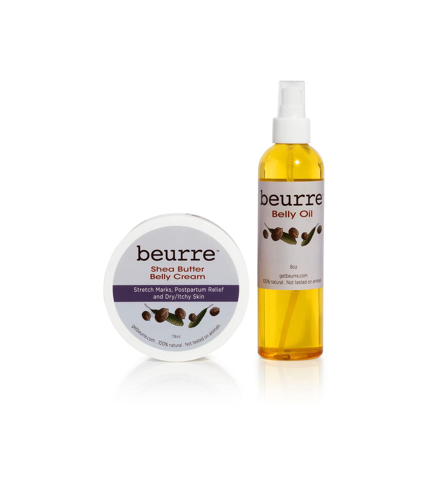 Beurre Shea Butter Belly Cream & Oil