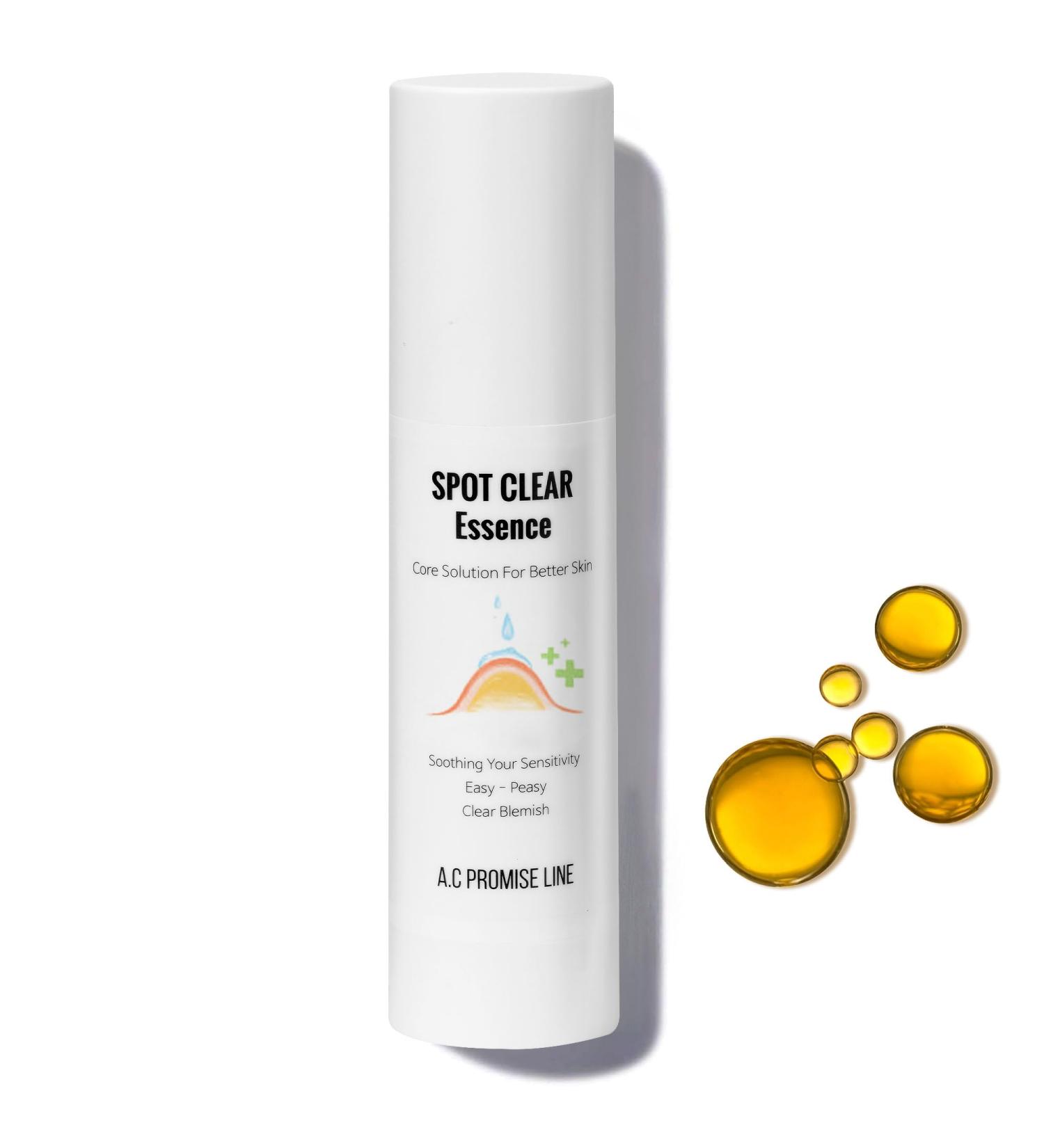 Spot Clear Essence 50ml by A.C. Promise x Avarelle | Gentle Acne Treatment for Sensitive Skin | Korean Skincare for Acne-Prone Skin - Buy Online on GoSupps.com