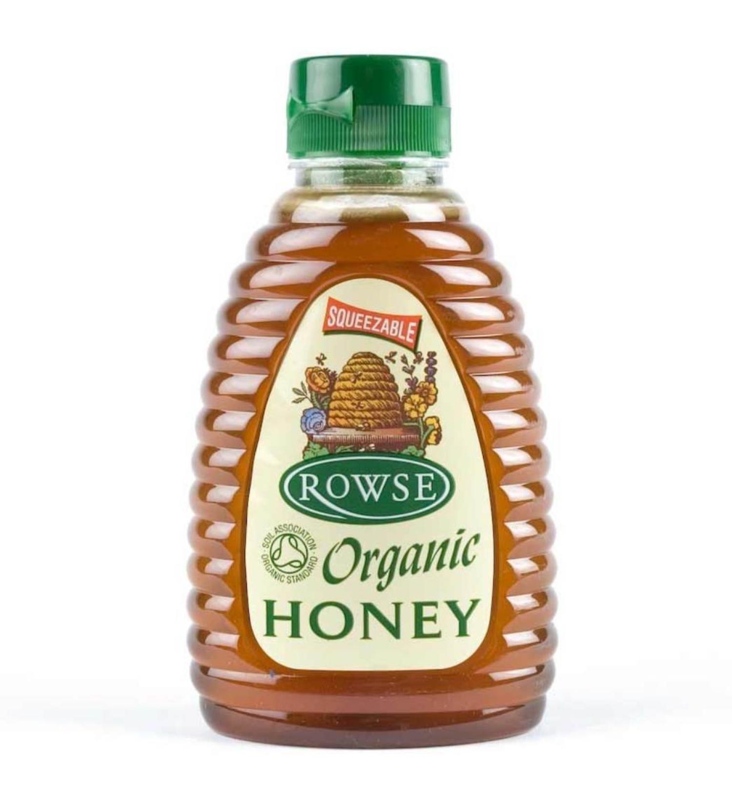 Rowse - Organic Clear Honey Squeezy - 340g (Case of 6)