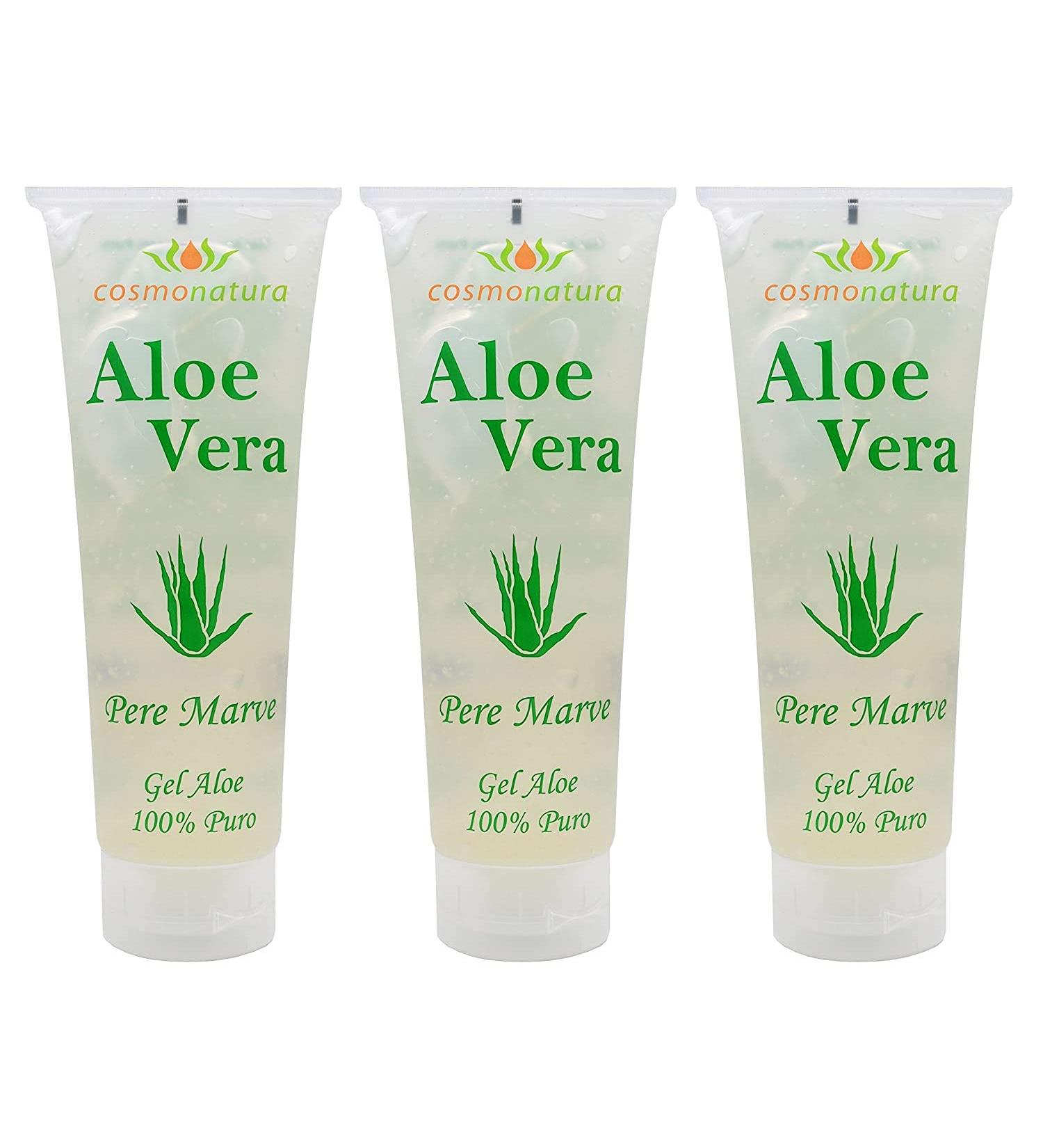 Natura Canaria Pack of 3 tubes of 100% aloe vera gel 250 ml