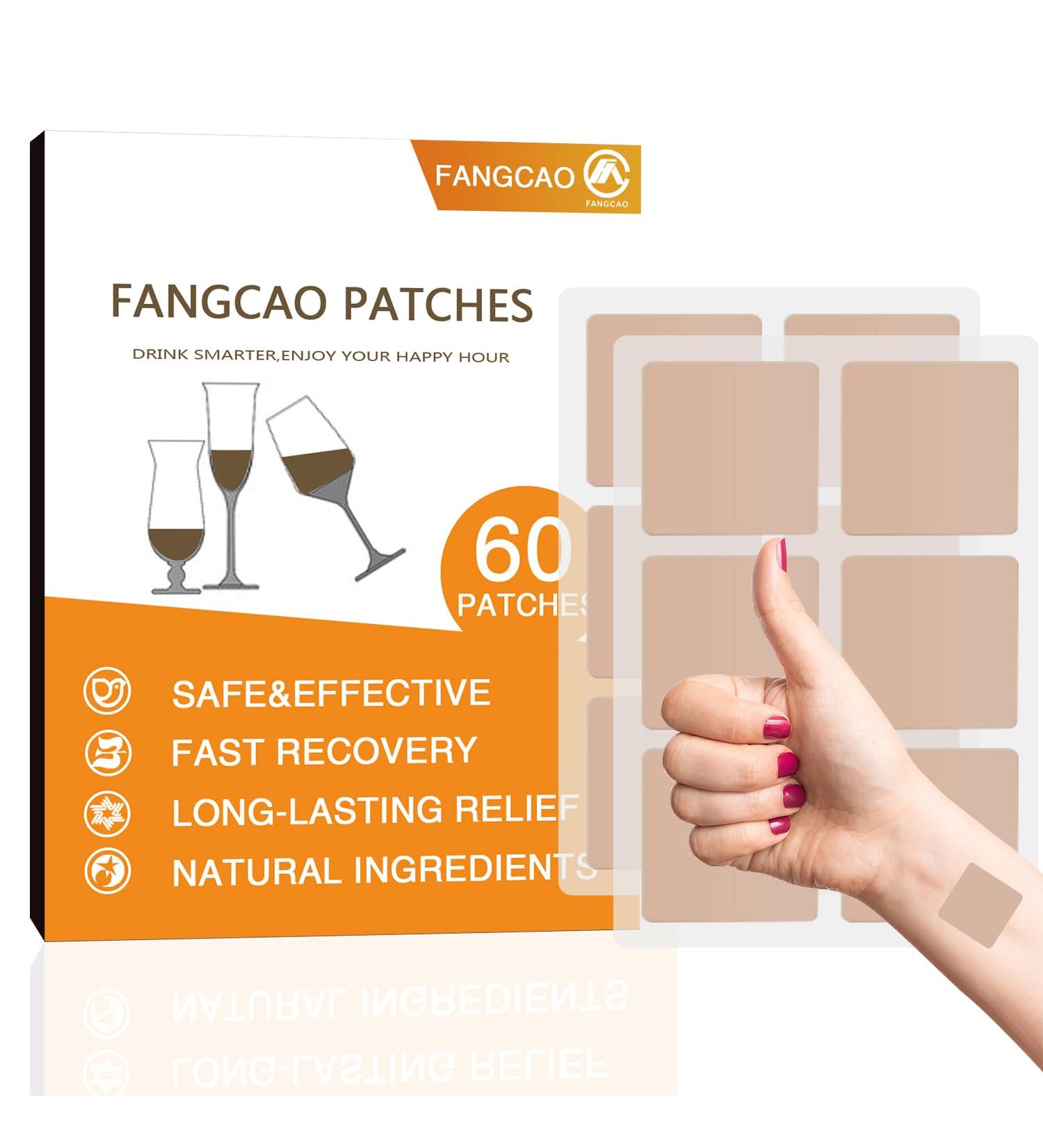 FANGCAO Patches for Party 60 Packs Party Recovery Patches Redee Patch Fast-Acting Relief for Men and Women with Green Tea Use Before Drinking Enjoy No Regret Night and Wake Up Refreshed - Buy Online on GoSupps.com