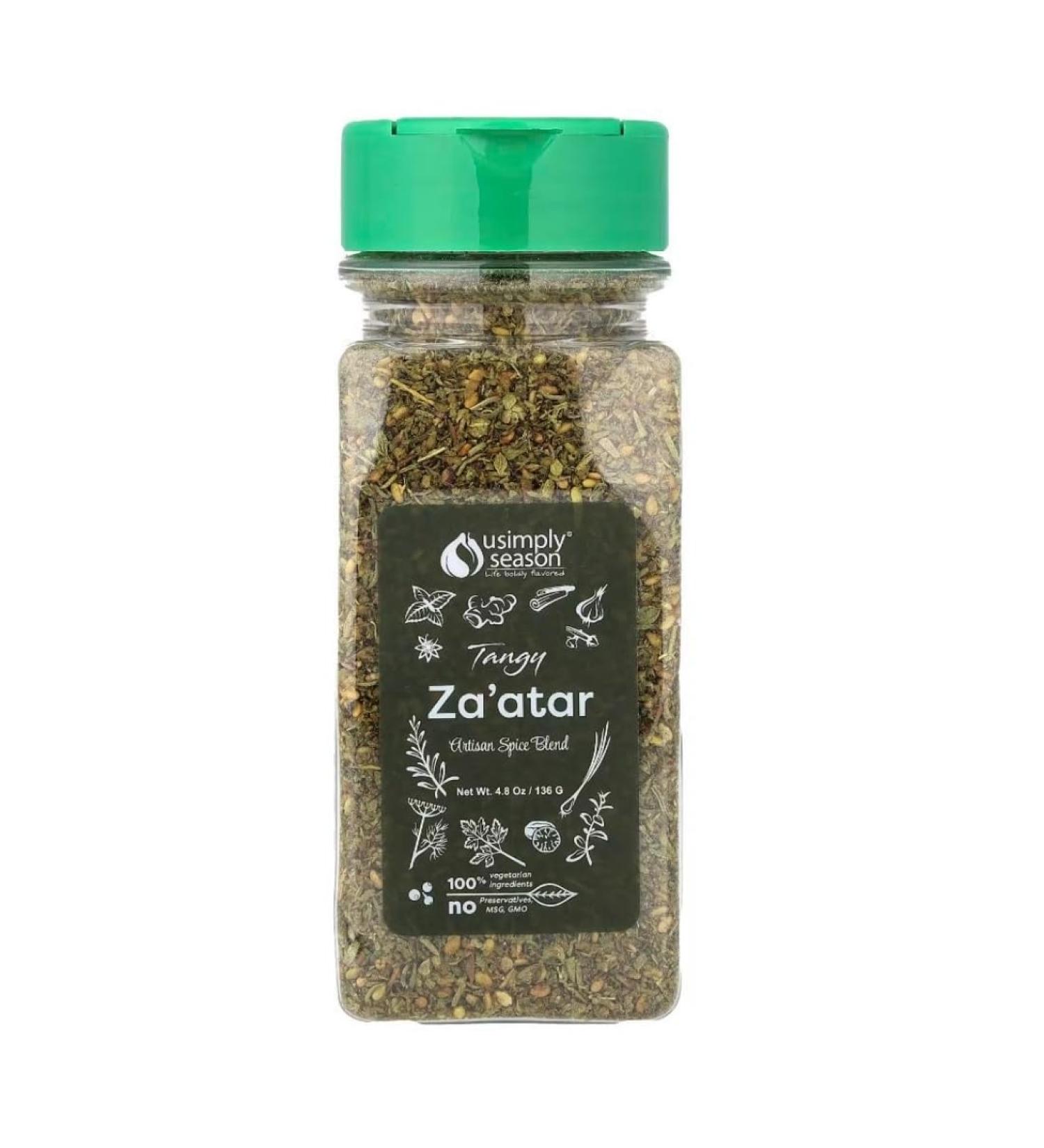USimplySeason Zaatar Spice (assaisonnement la langue 136 1 g) Tangy 135 g (Lot de 1) - Buy Online on GoSupps.com