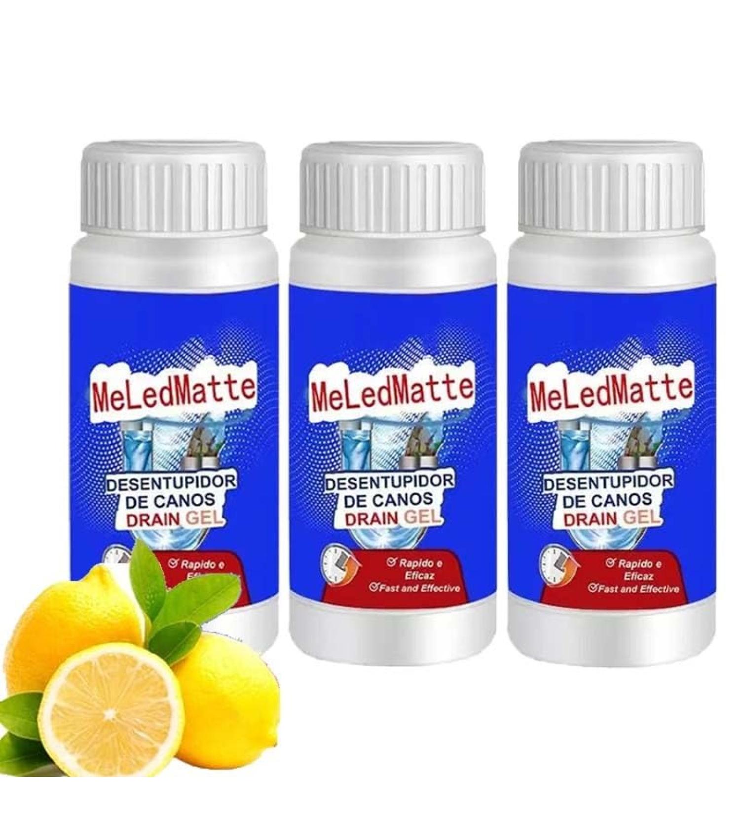 Powerful Pipe Dredging Agent - Meledmatte Deodorant & Sink Drain Cleaner for Quick Kitchen & Toilet Pipeline Cleanup (3pcs - Buy Online on GoSupps.com