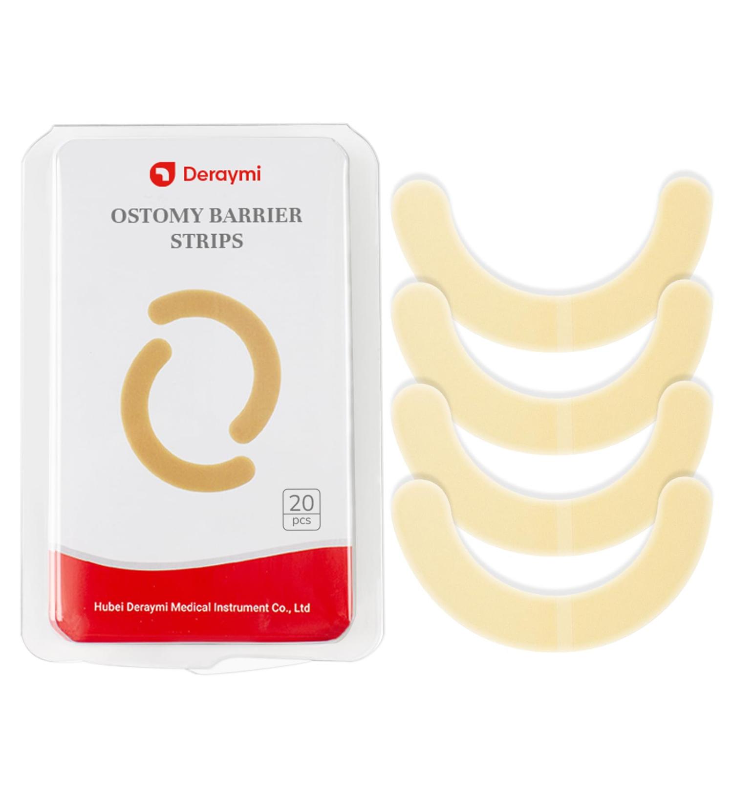 Ostomy Barrier Strips - Elastic Colostomy Tape Latex-Free Hydrocolloid Skin Flange Extenders for Colostomy & Ileostomy Bags - Buy Online on GoSupps.com