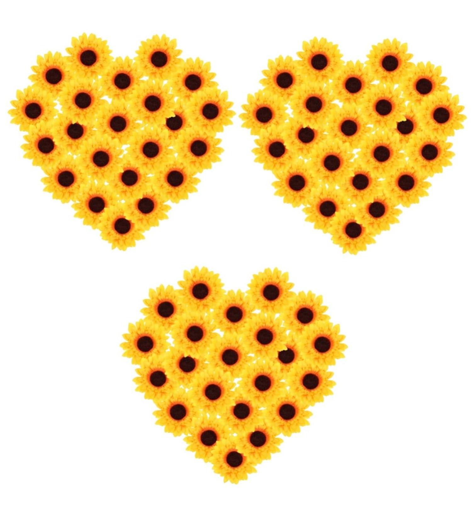 Alipis 60 Pcs Sunflower Plastic Artificial Flowers Christmas As Shownx3pcs mediumx3pcs - Buy Online on GoSupps.com