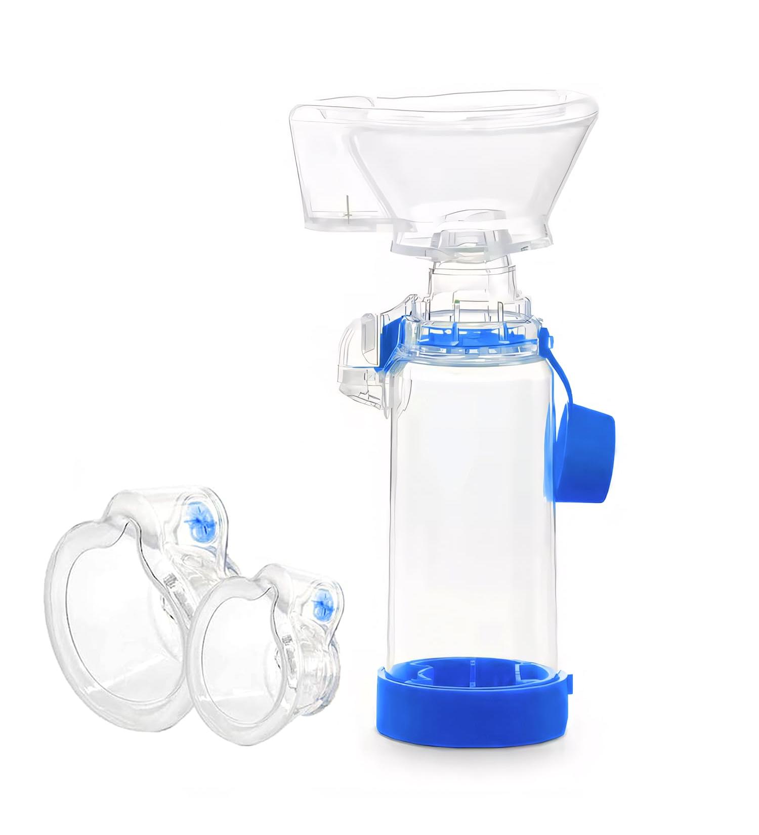 Inhaler Chamber Spacer for Metered Dose Inhalers with Anti-Static Properties Holding Chamber Include 2 Masks For Audlts and Kids - Buy Online on GoSupps.com