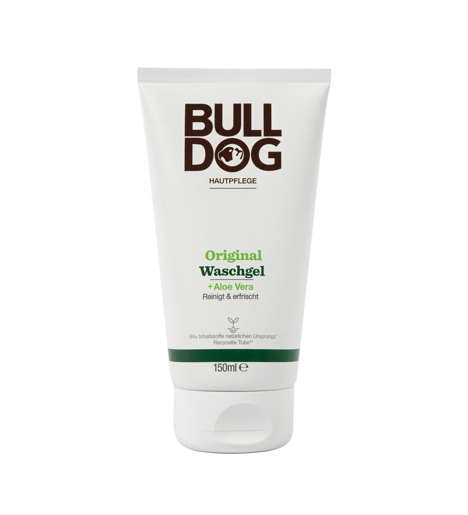 BULLDOG Men's Skin Care | Original Cleansing Gel 150ml | Moisturizing & Soothing Facial Cleanser - Buy Online on GoSupps.com