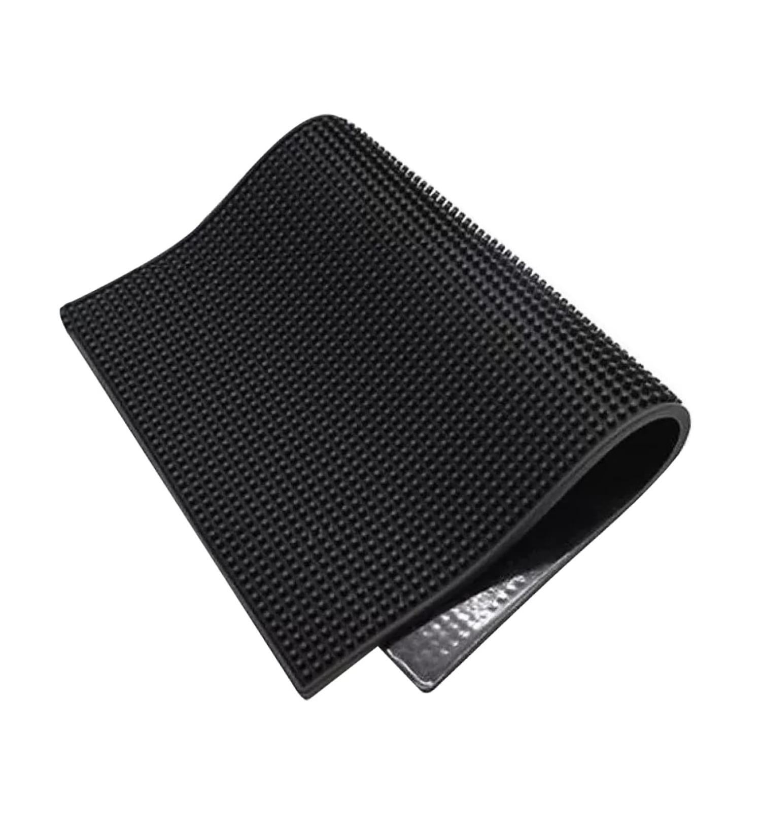SKISUNO 1pc Non-Slip Hair Cutting Tool Salon Floor Mats Coffee Decor Hot Hair Tool Mat Hair Straightener Mat Black Anti-Skid Mat Barbershop Cushion Storage Pad Thicken Bar Mat PVC 45x30cm - Buy Online on GoSupps.com