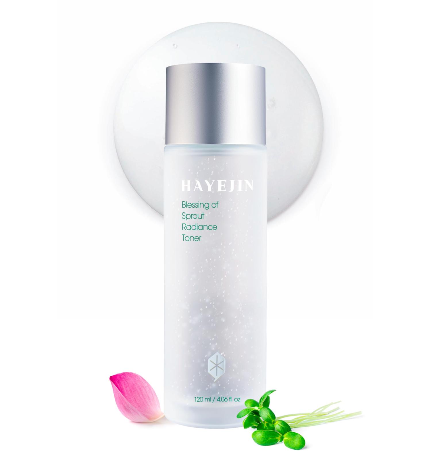 HAYEJIN Blessing of Sprout Radiance Toner - Korean Brightening Hydrating Toner for Dry Sensitive Skin (4.06 Fl. Oz - Buy Online on GoSupps.com
