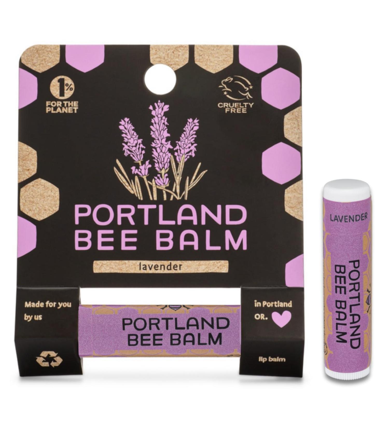 Portland Bee Balm All Natural Handmade Beeswax Based Lip Balm Unscented 1 Count - Buy Online on GoSupps.com