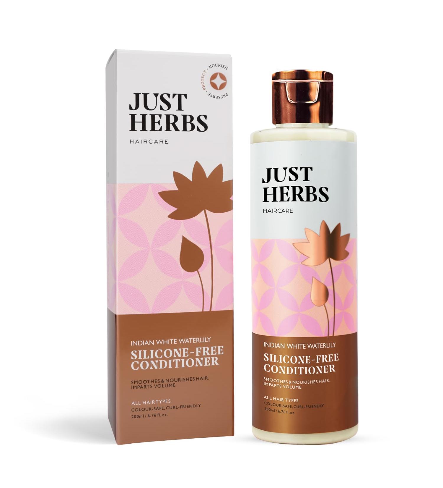 Organic Kumuda Hair Conditioner - White Water Lily & Gotu Kola for Hairfall & Thinning | Sulfate & Silicone Free - 6.8 fl.oz | International Shipping - Buy Online on GoSupps.com