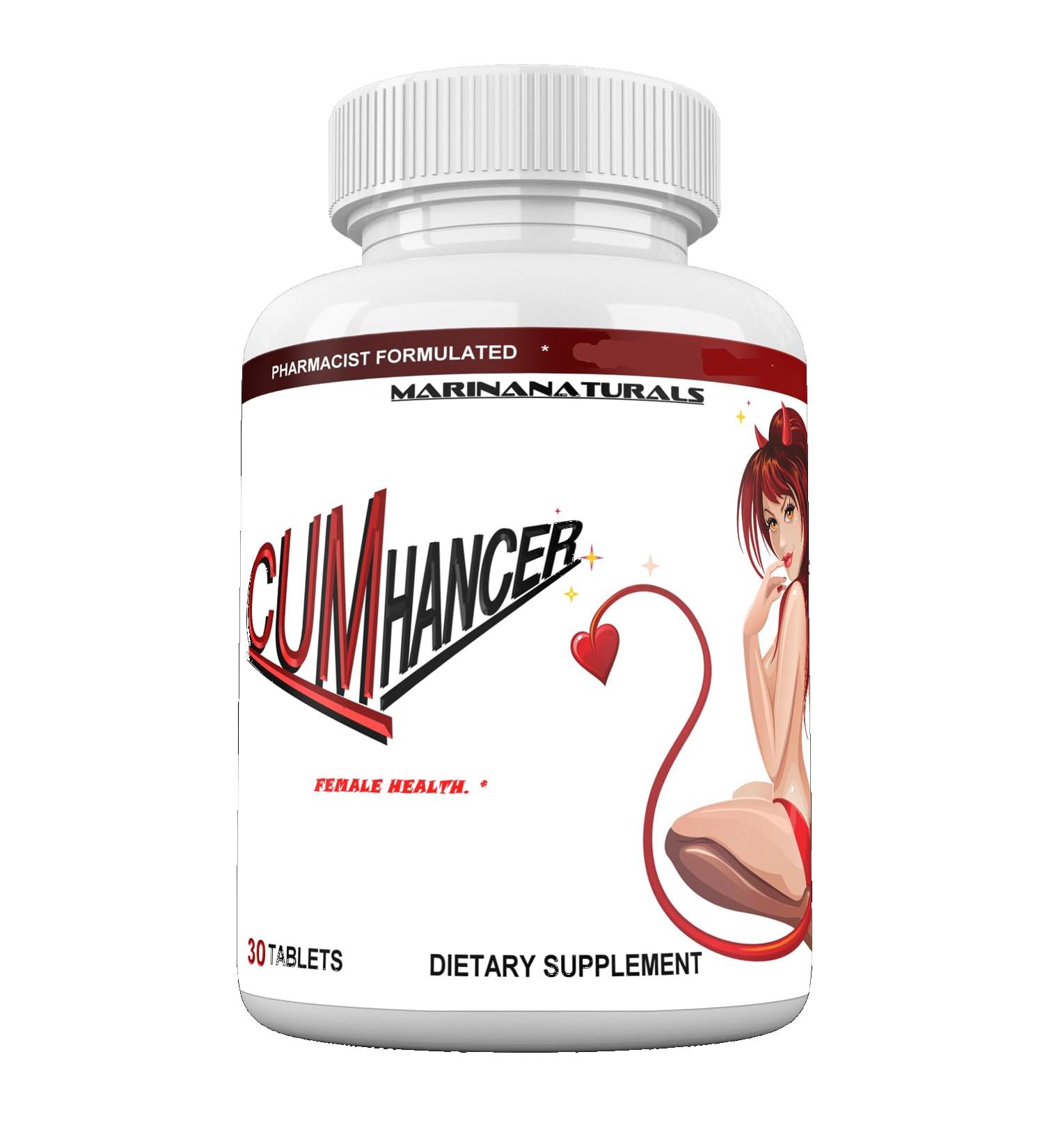 MARINANATURALS CUMHANCER Cum Volumizer for Females. Energy Lubrication Ejaculation and Squirt Volume Increase. 30 Pills - Buy Online on GoSupps.com