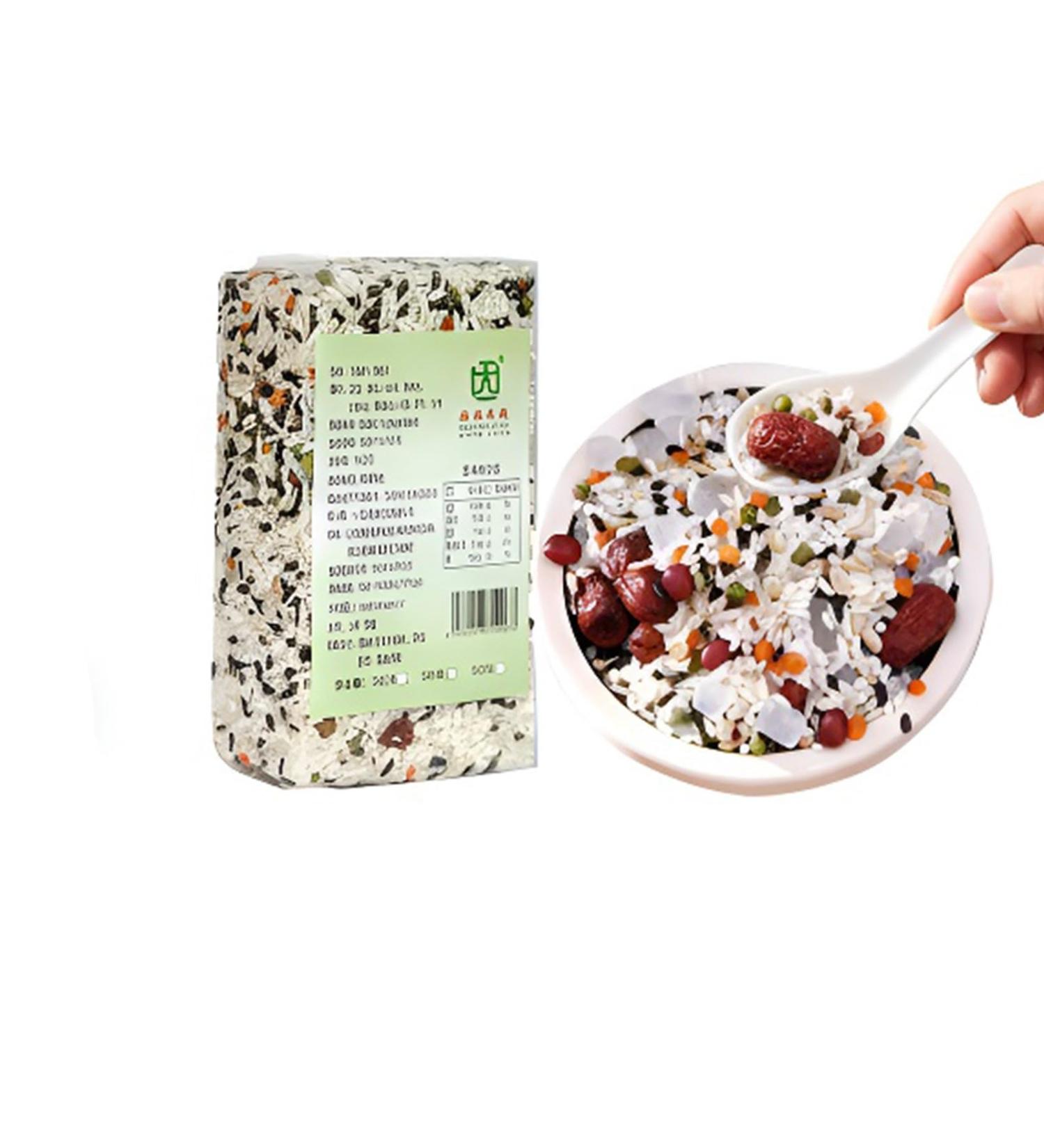 M lange De Bouillie Aux Huit Tr sors Congee Multigrains Et Grains Grossiers Emball Sous Vide Bouillie Nutritive For Petit D jeuner 500g - Buy Online on GoSupps.com