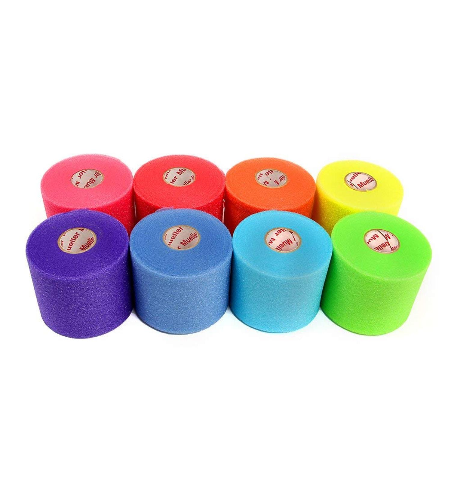 Mueller Rainbow Pack of Sports Pre-Wrap (8 Colors!),30 Yards,Rainbow